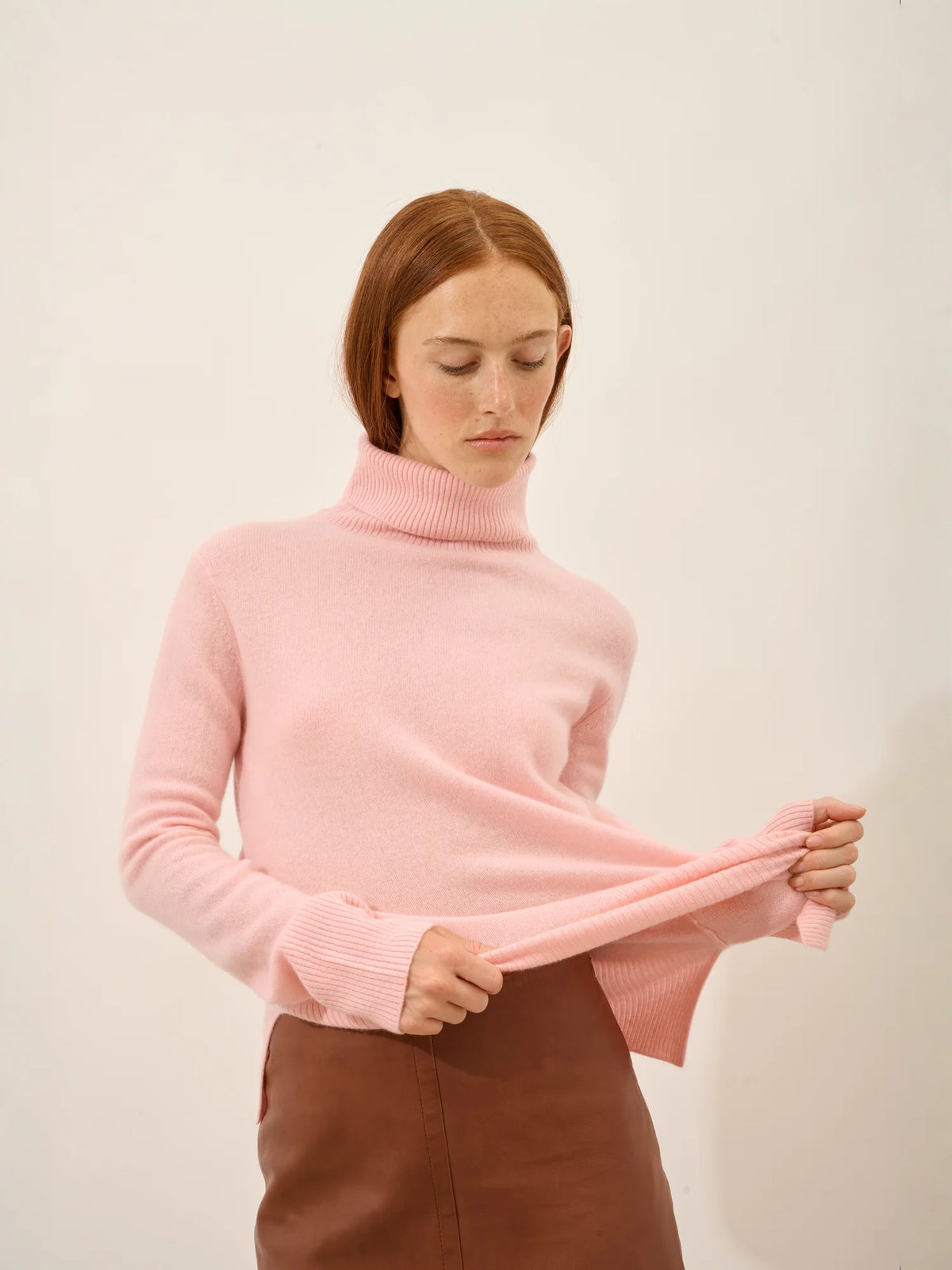 LEXIE Pull Col Roulé Ballerine