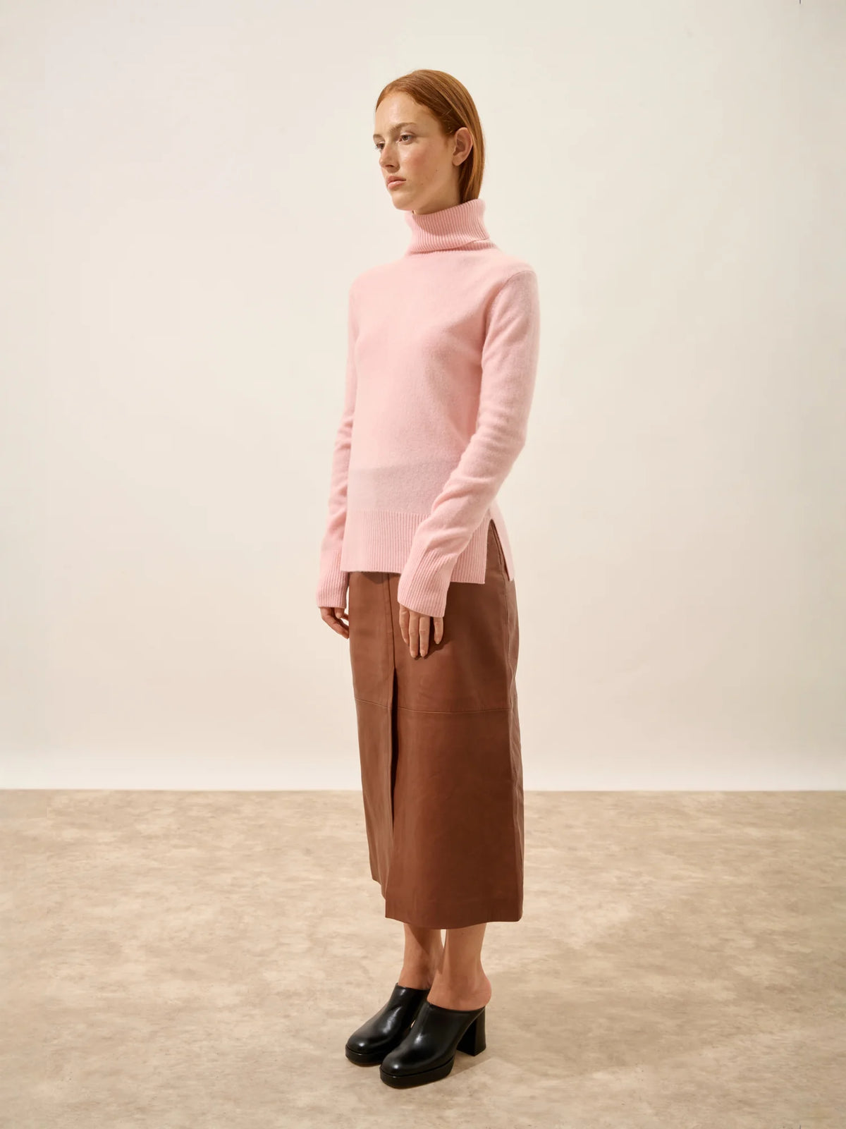 LEXIE Pull Col Roulé Ballerine