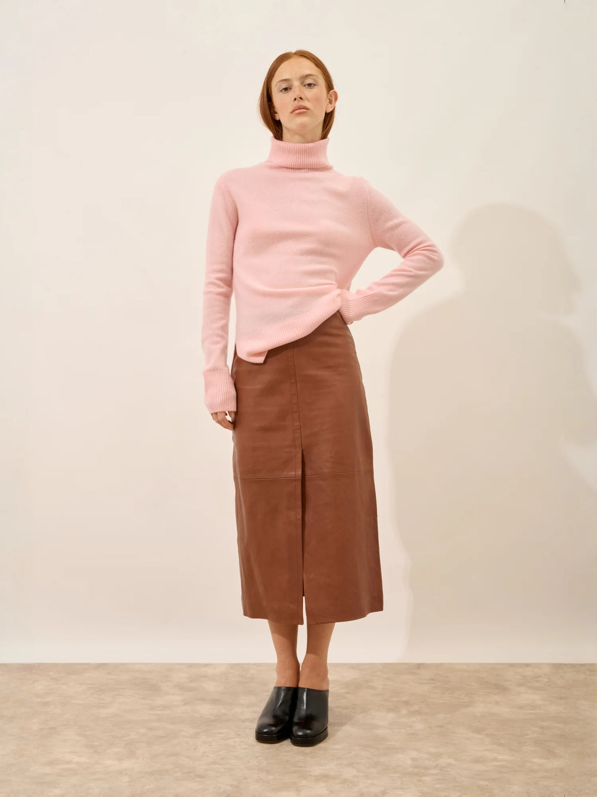LEXIE Pull Col Roulé Ballerine