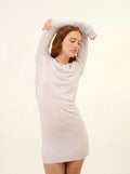 SUSAN Dress Crew Neck Pale Blue
