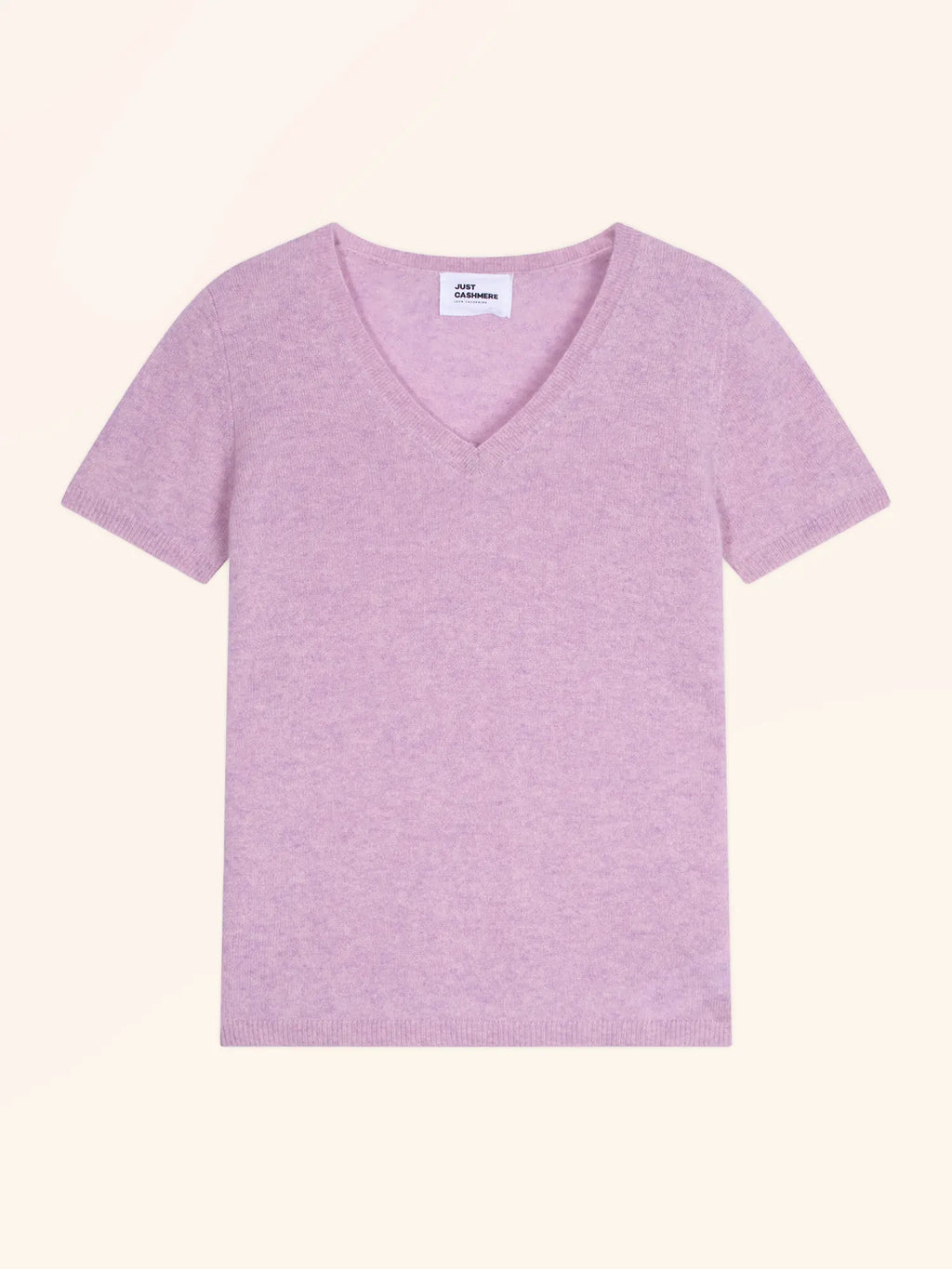 GLAMIS T-Shirt V-Ausschnitt Marshmallow meliert
