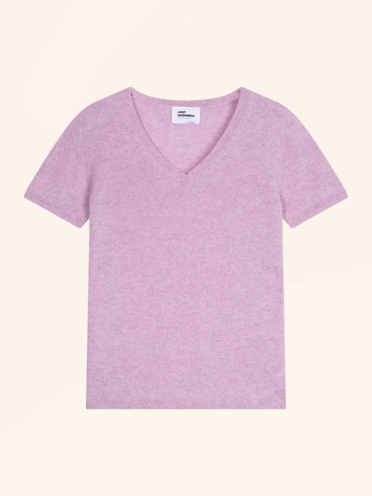 GLAMIS T-Shirt V-Ausschnitt Marshmallow meliert