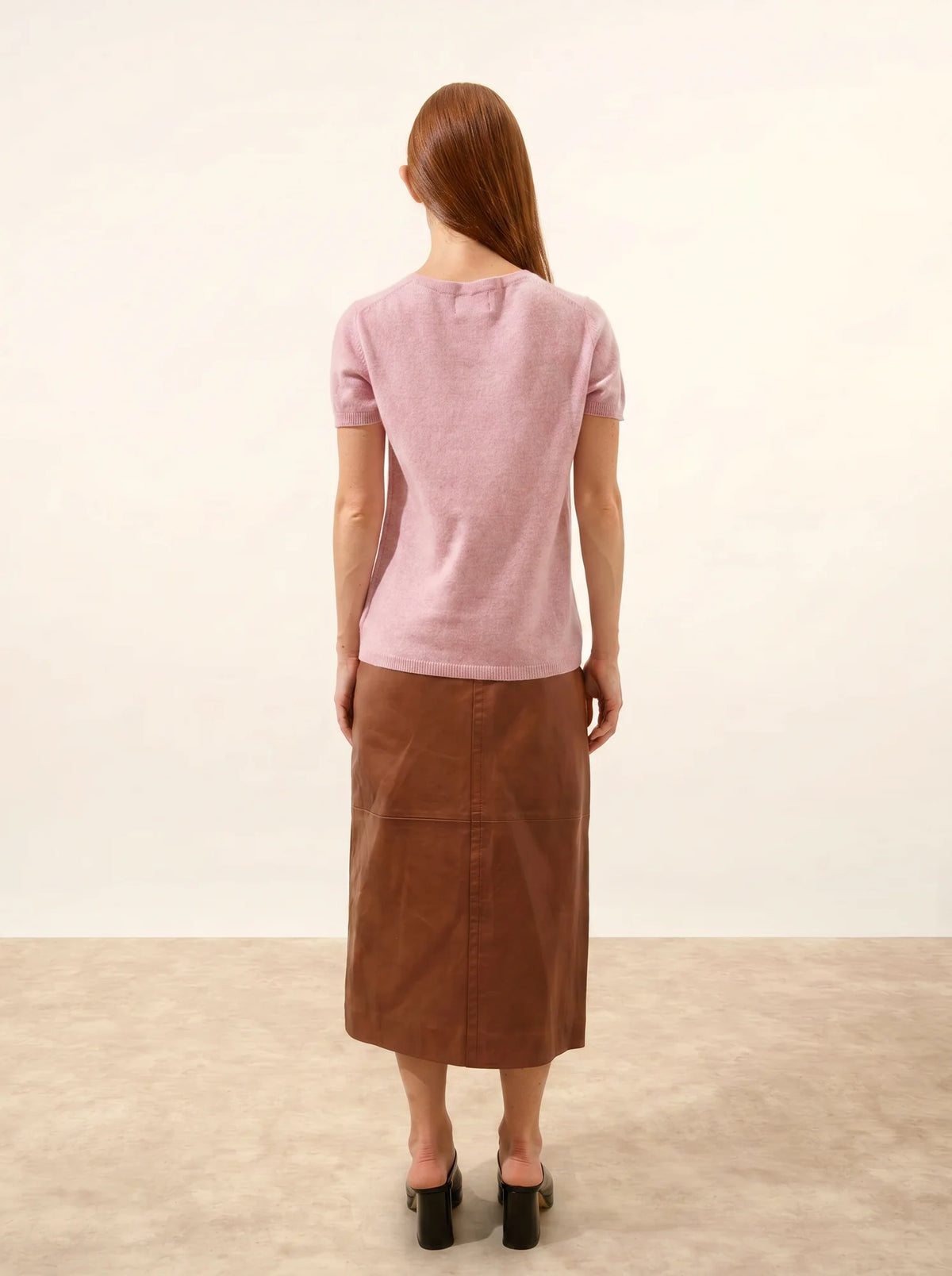 GLAMIS T-Shirt V-Ausschnitt Marshmallow meliert