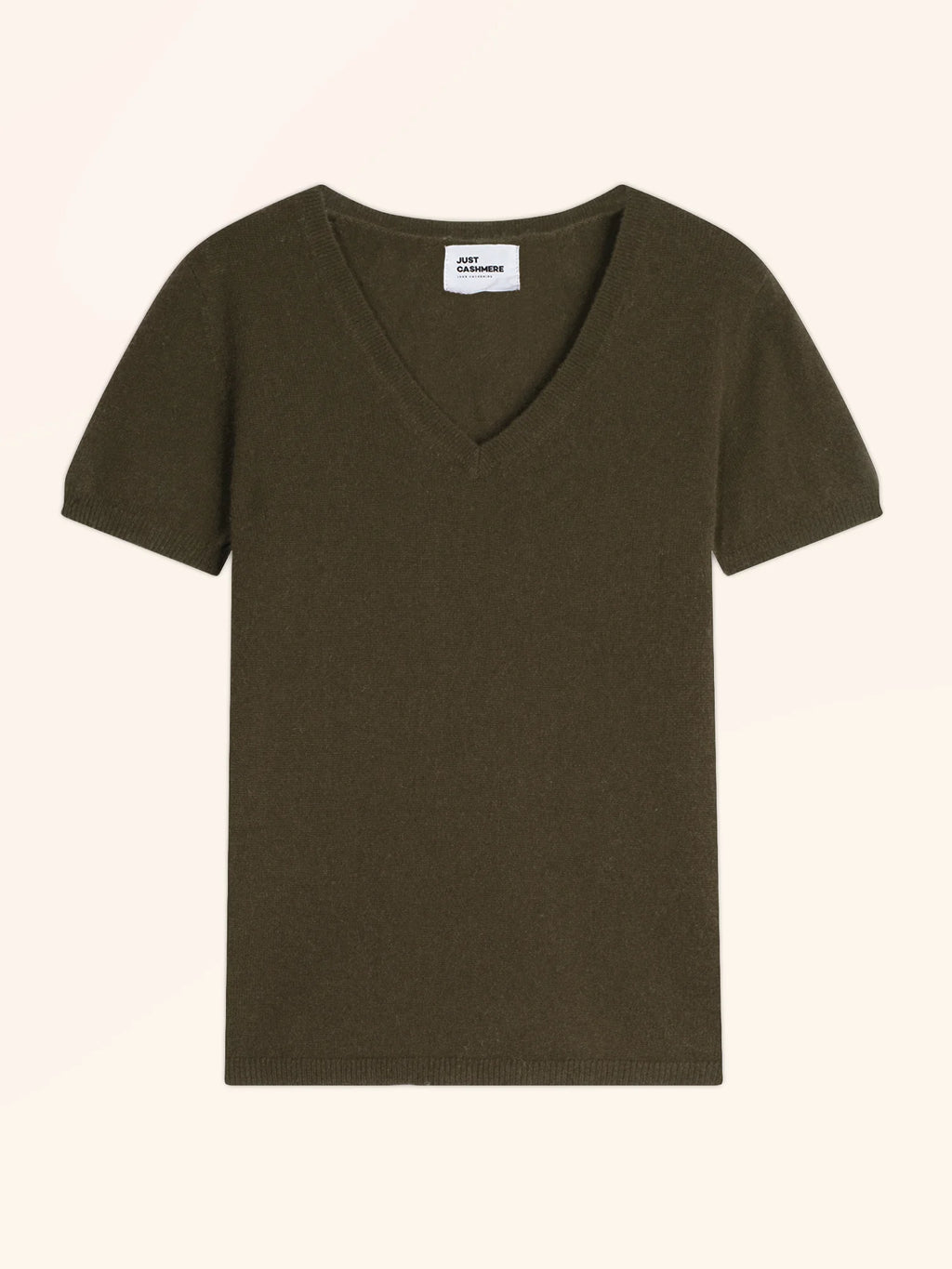 GLAMIS T-Shirt V-Ausschnitt Kastanienbraun