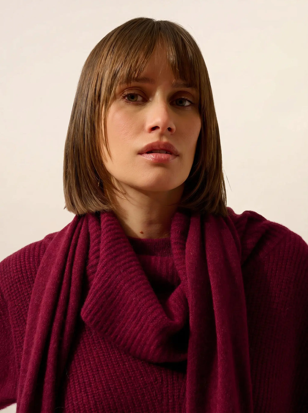 SPENCER Écharpe Bordeaux