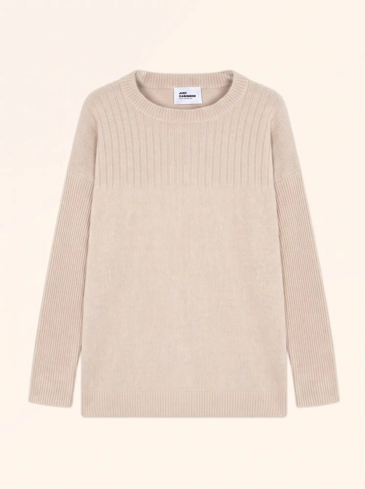 ALVERIS Pull Col Rond Neige