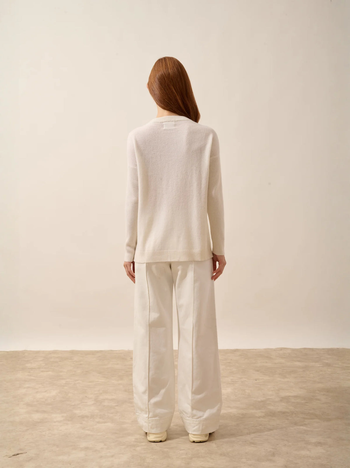 ALVERIS Pull Col Rond Neige