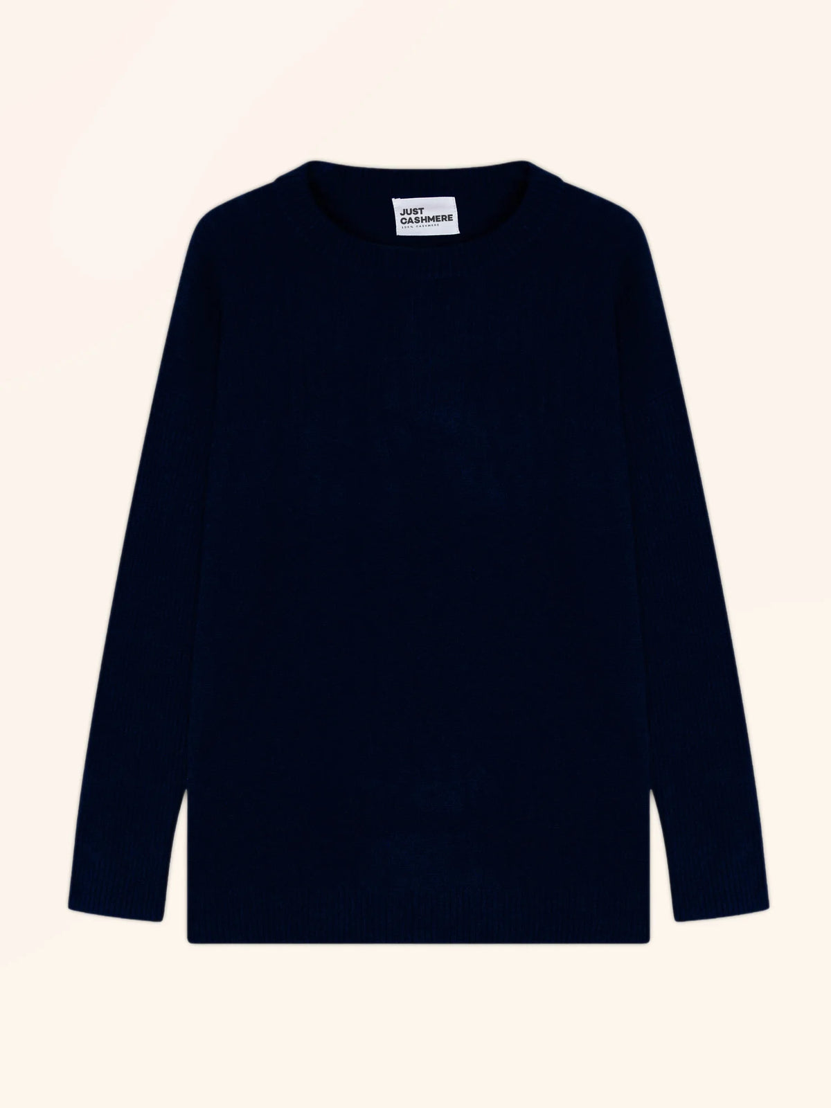 ALVERIS Pull Col Rond Bleu Marine
