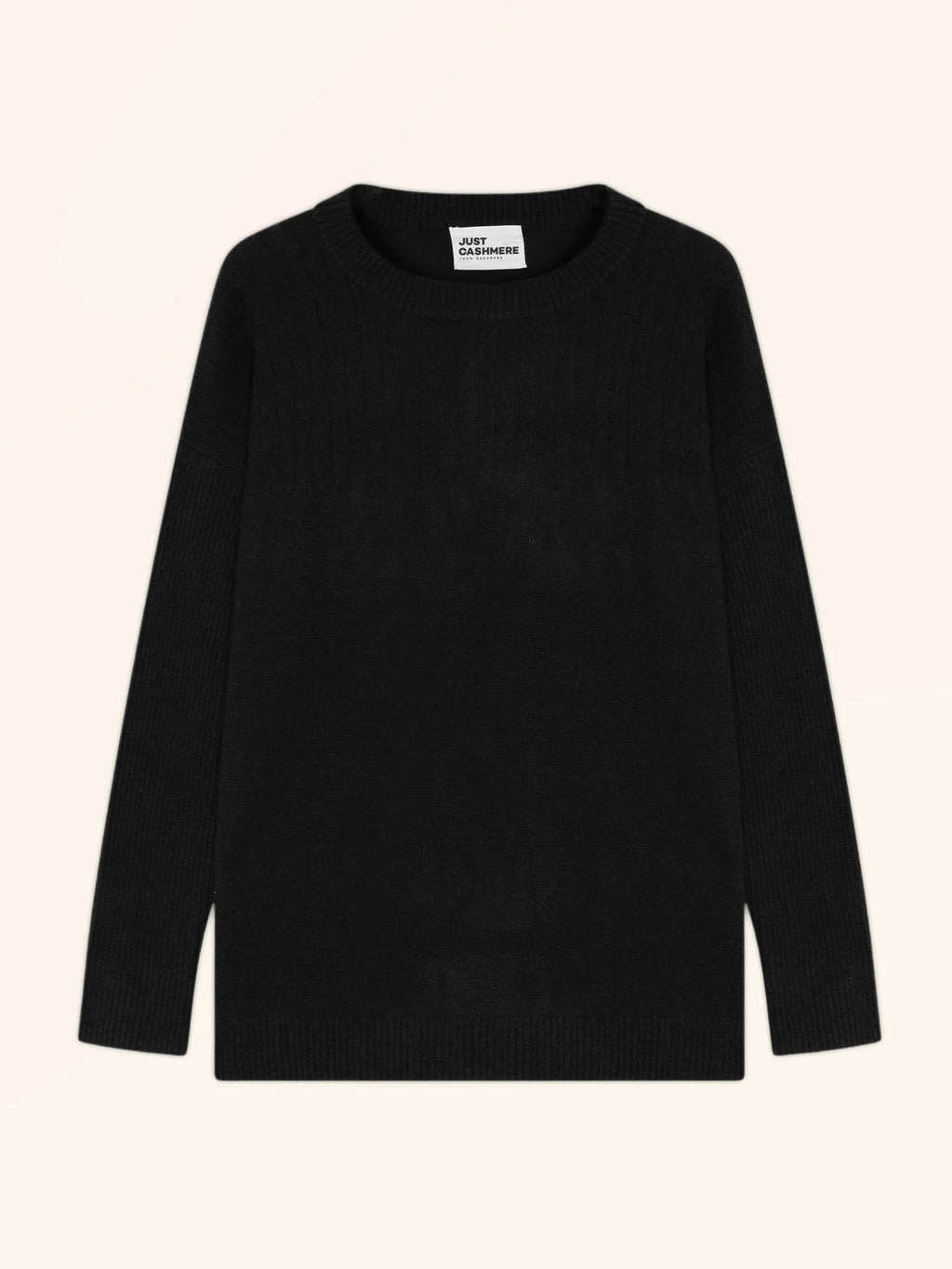 ALVERIS Pull Col Rond Noir