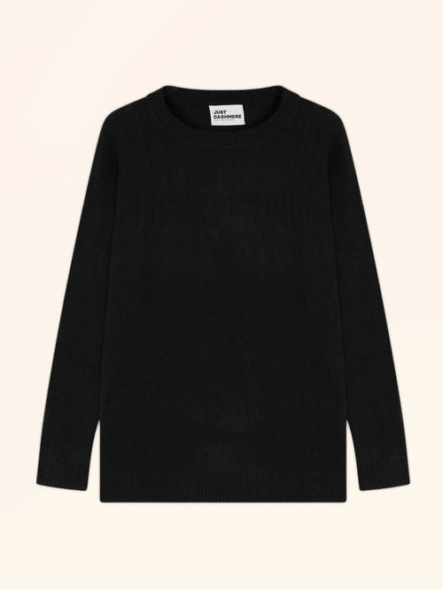 ALVERIS Sweater Crew Neck Black