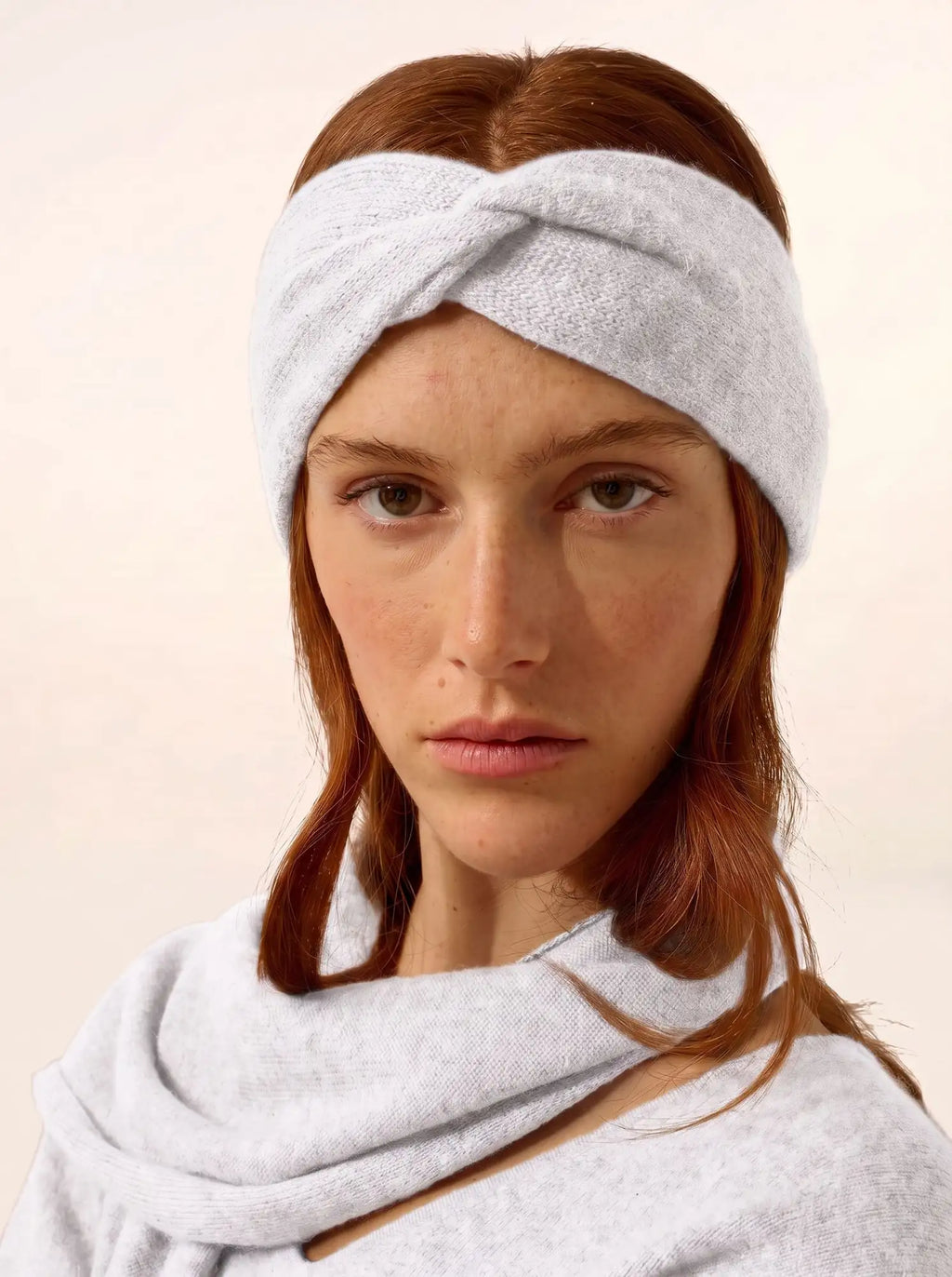 NAMAD bandeau 4 fils blanc chiné
