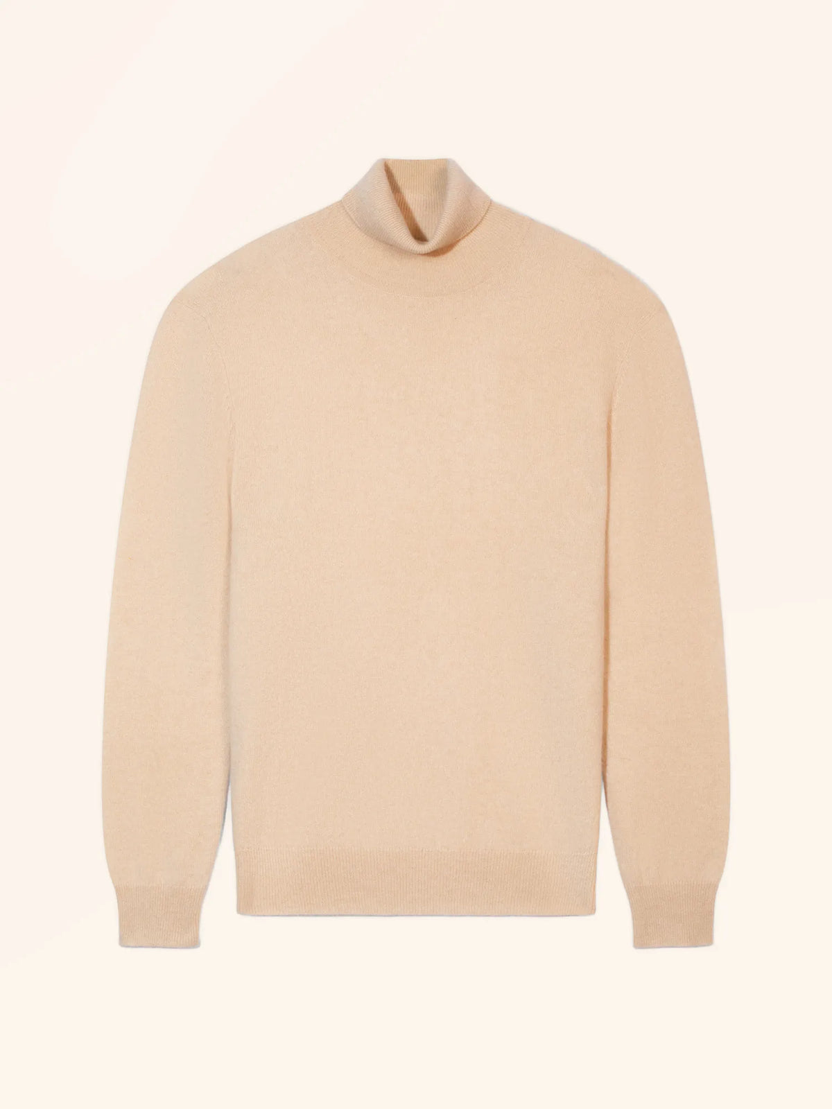 CONNOR pull col roulé sable
