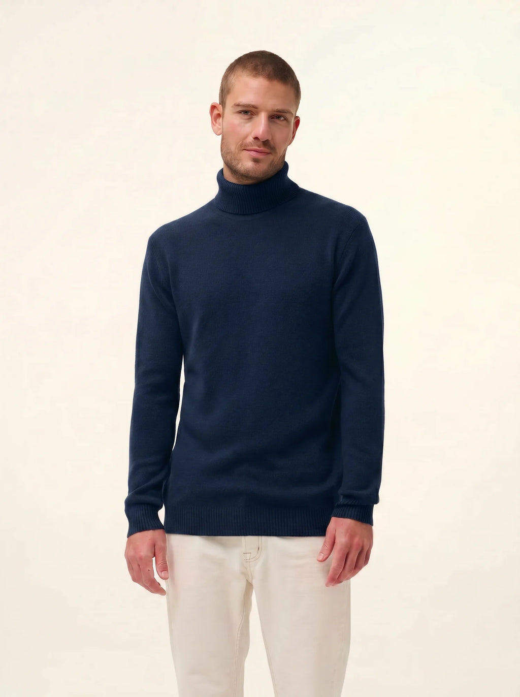 SACHA Pullover Rollkragen 4-fädig Mitternachtsblau