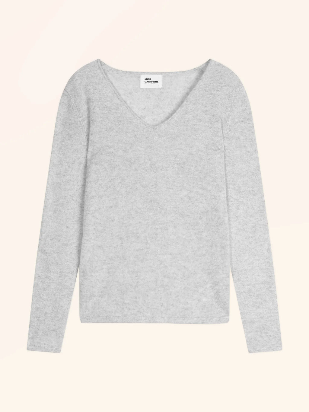 JOAN Pullover V-Ausschnitt Gletscher meliert