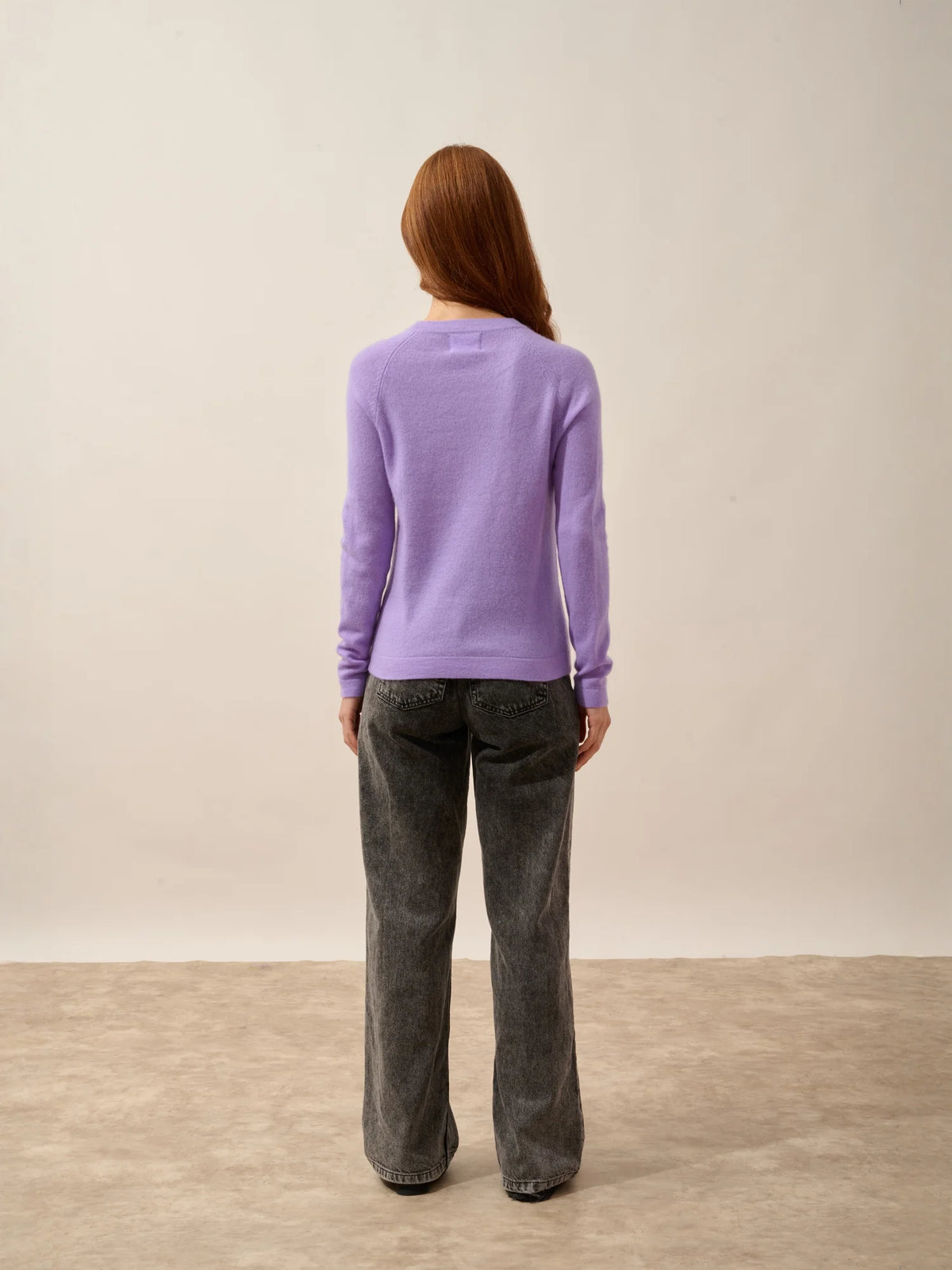 JANE Pull Col Rond Lavande