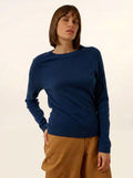 JANE Pull Col Rond Minuit