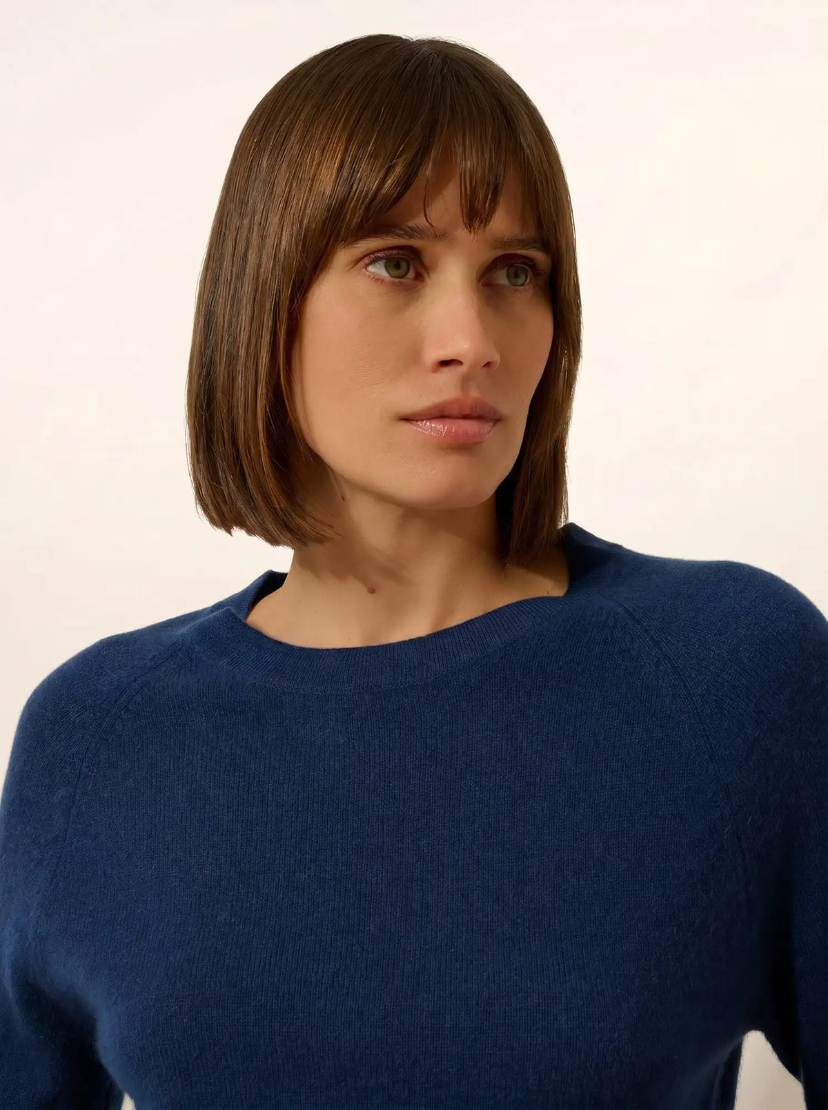 JANE Pull Col Rond Minuit