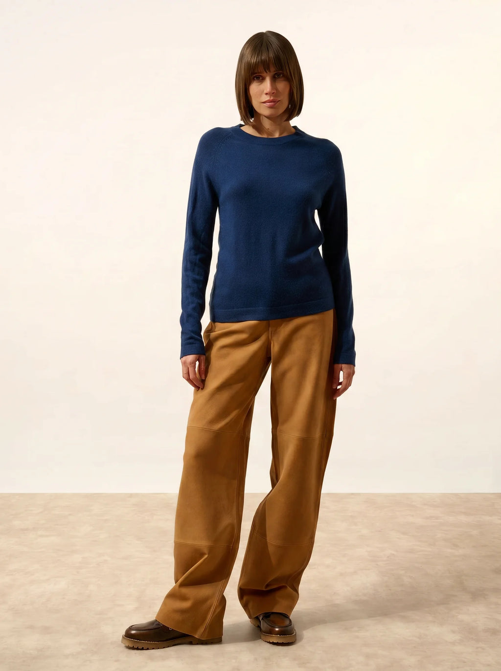 JANE Pull Col Rond Minuit