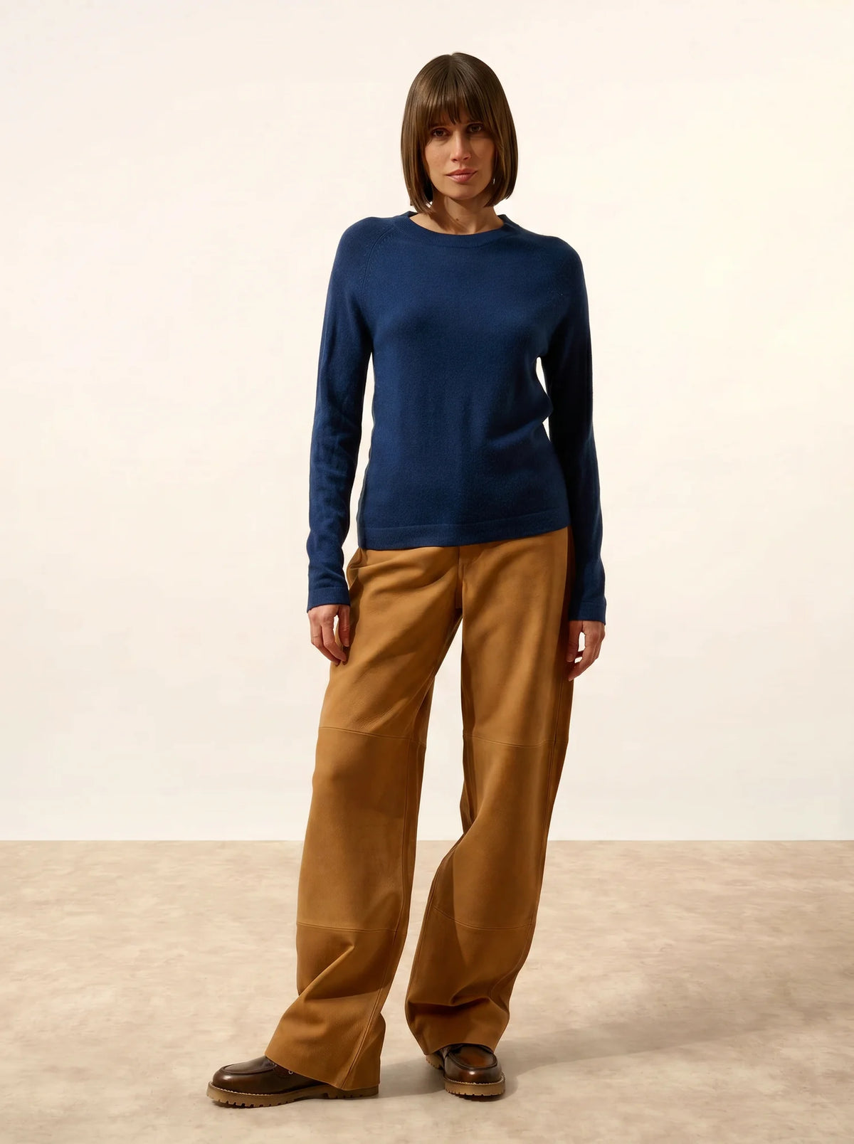 JANE Pull Col Rond Minuit
