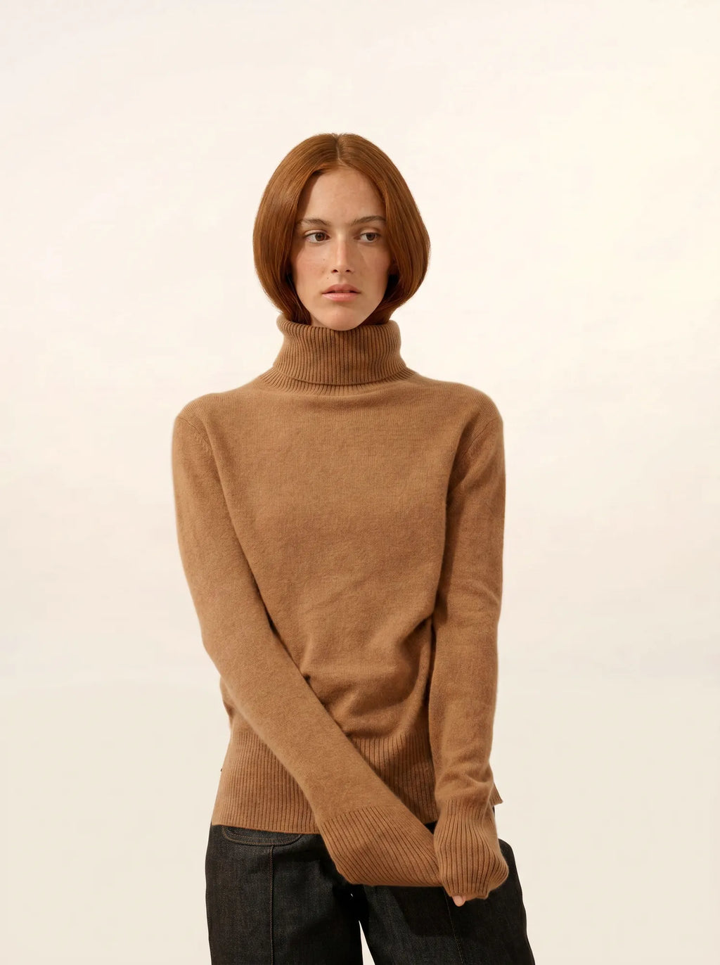LEXIE Sweater Turtleneck Hazelnut