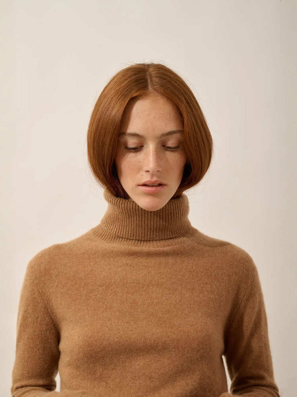 LEXIE Sweater Turtleneck Hazelnut