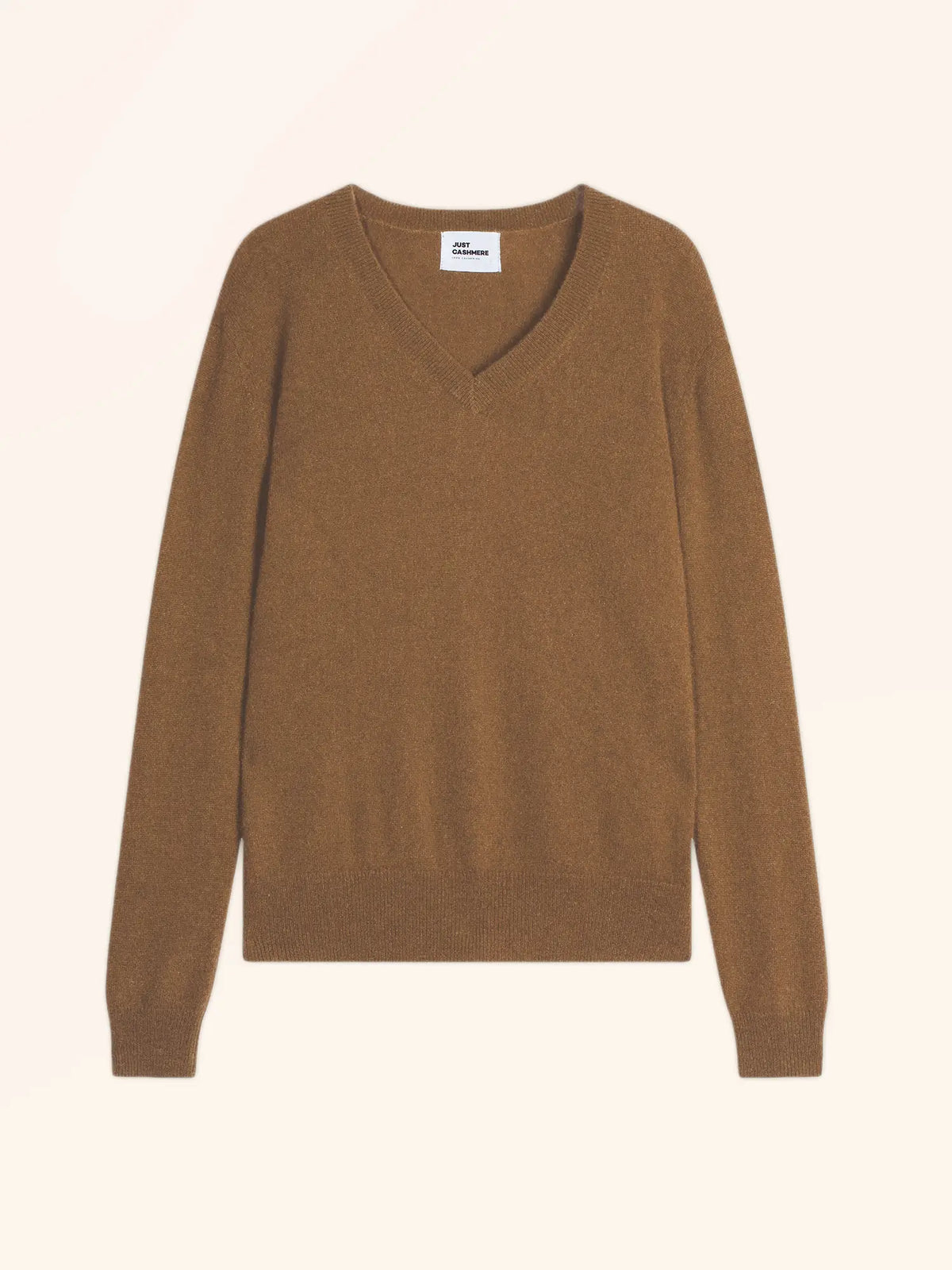 NORA Pull Col V Noisette