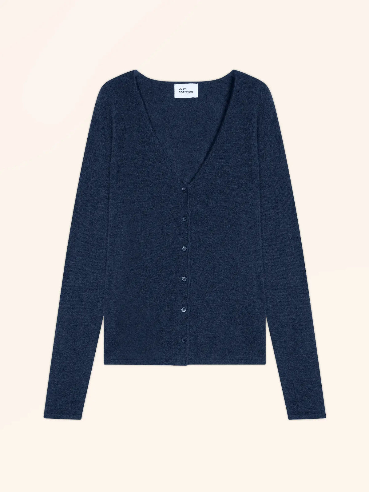 NORMA Strickjacke V-Ausschnitt Ozeanblau meliert