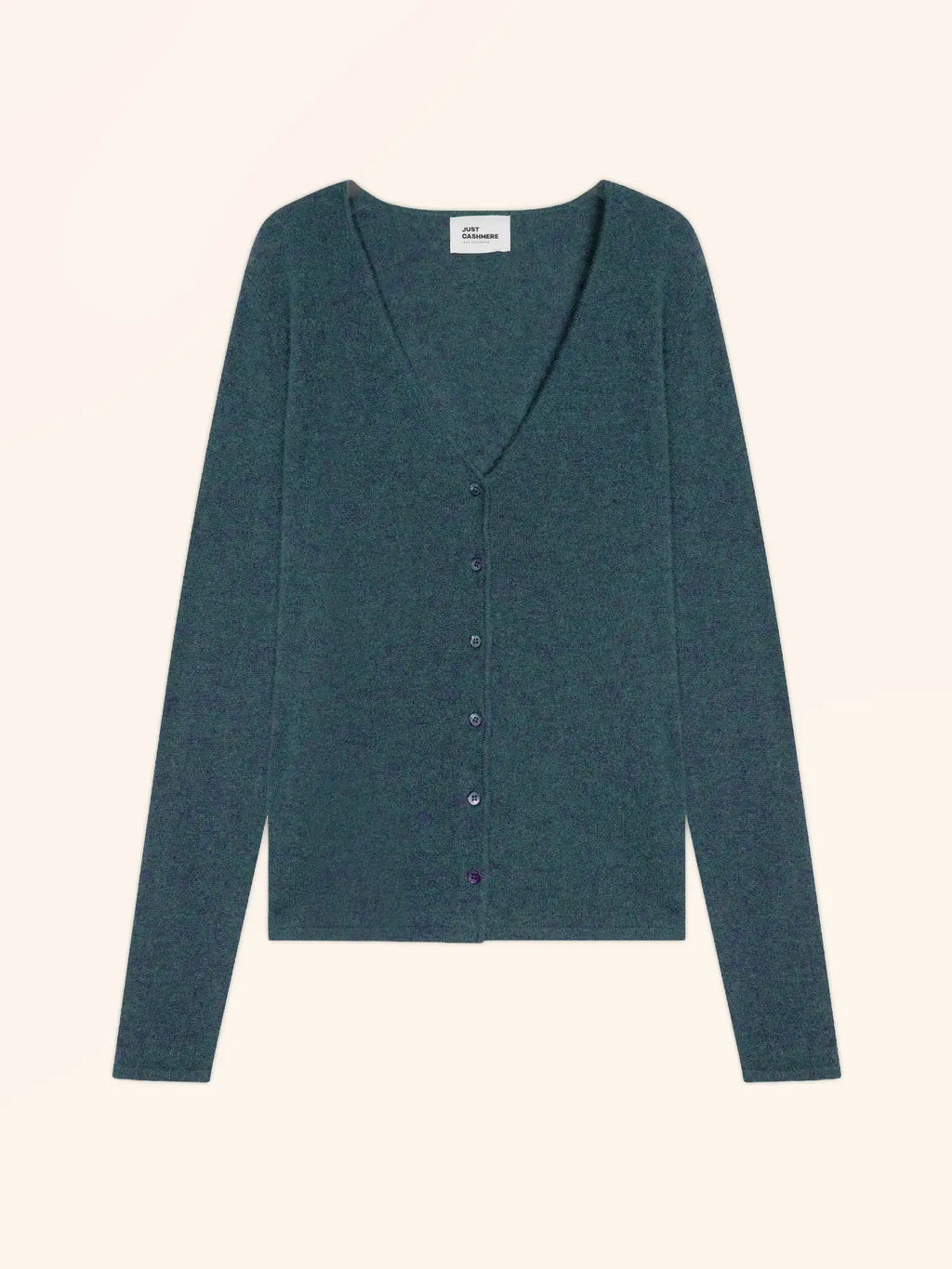 NORMA Cardigan V-Neck Heather Teal Green