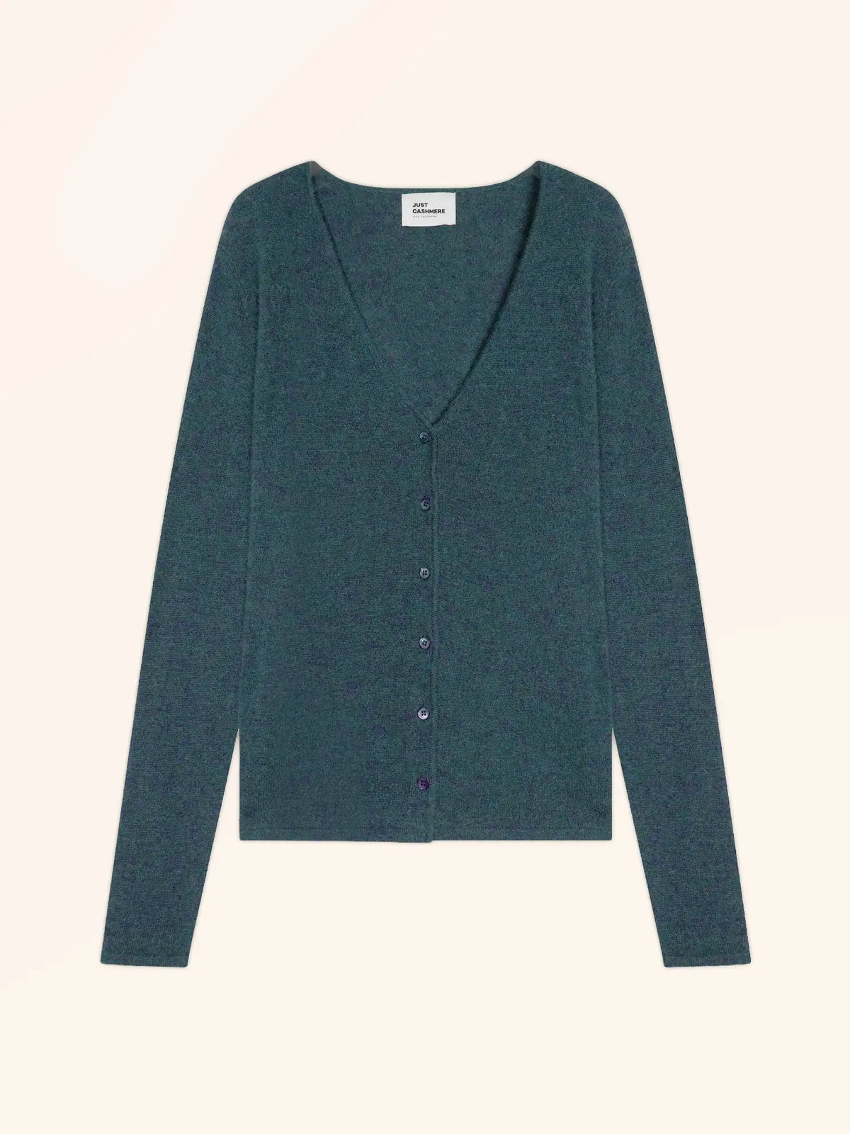 NORMA Cardigan V-Neck Heather Teal Green