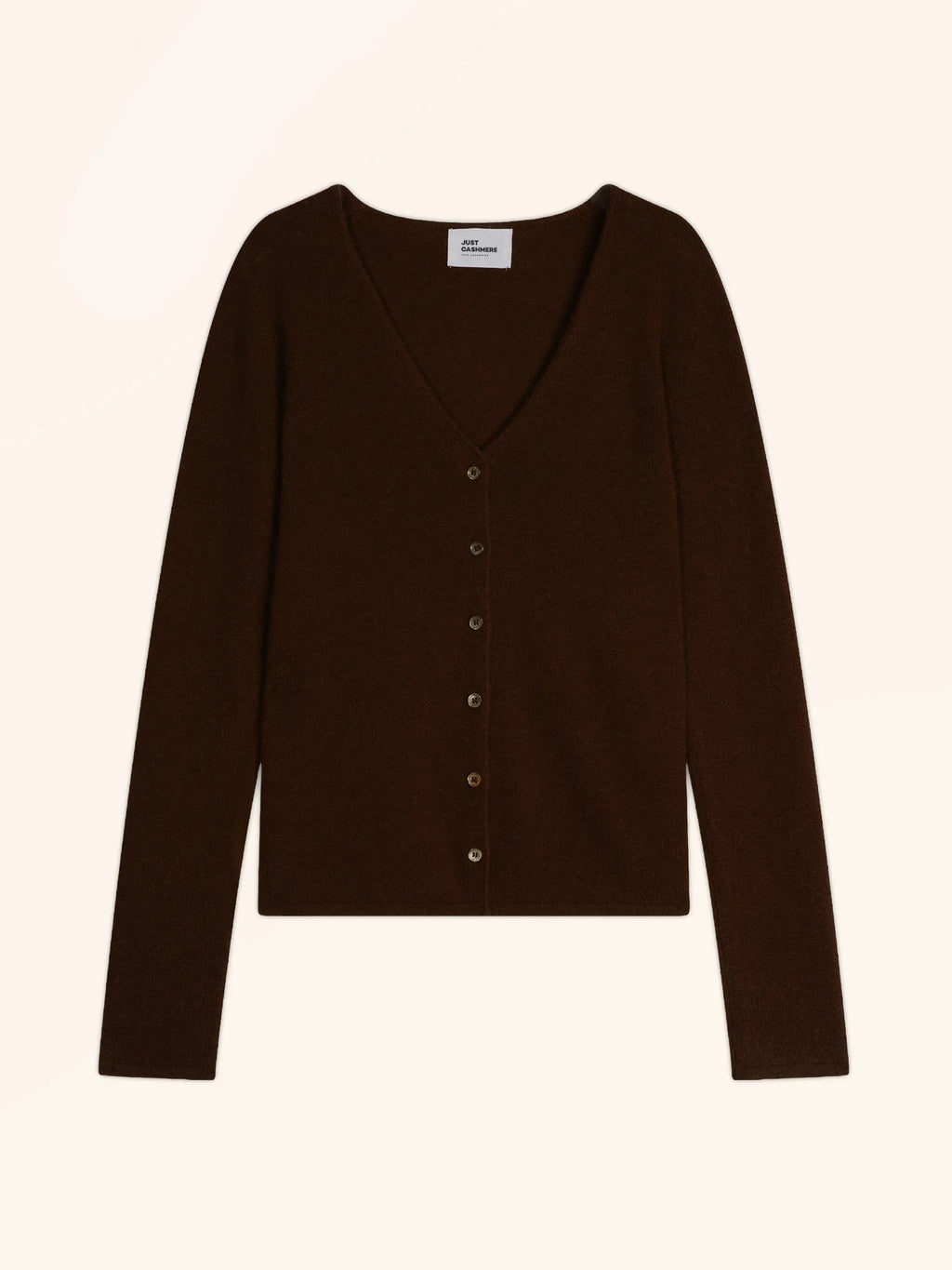 NORMA Cardigan Col V Café