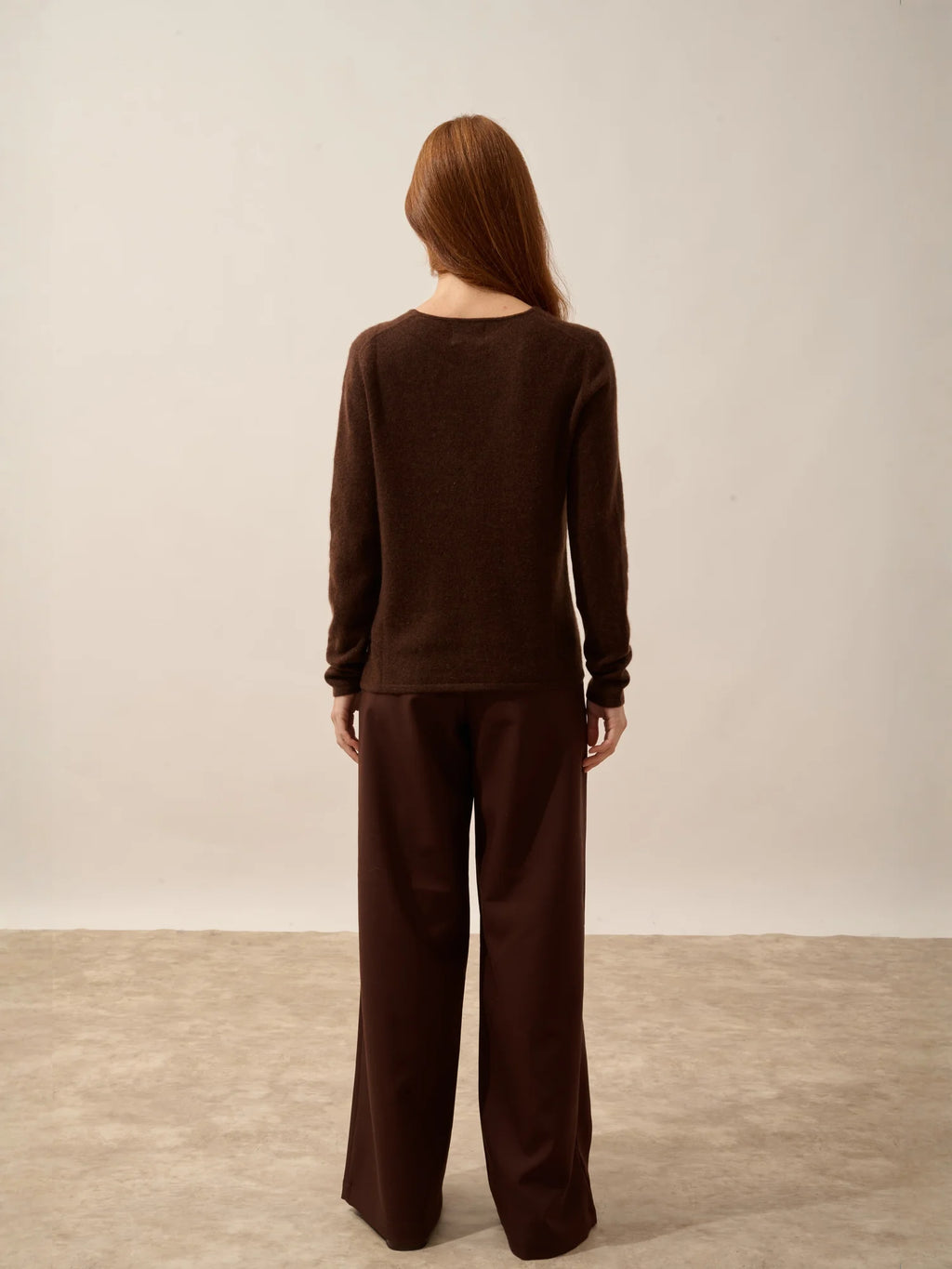 NORMA Cardigan Col V Café