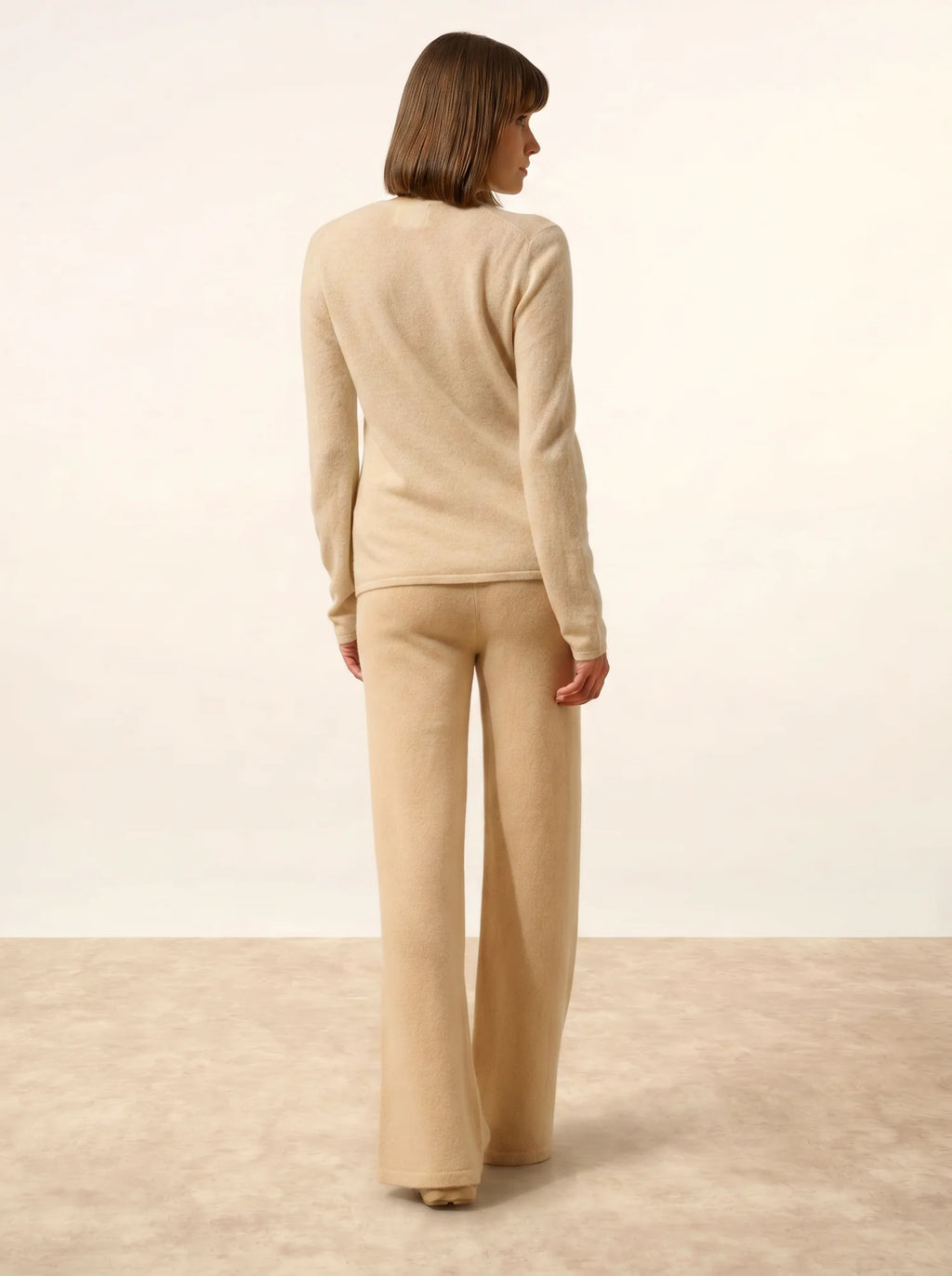 NORMA Cardigan Col V Avoine