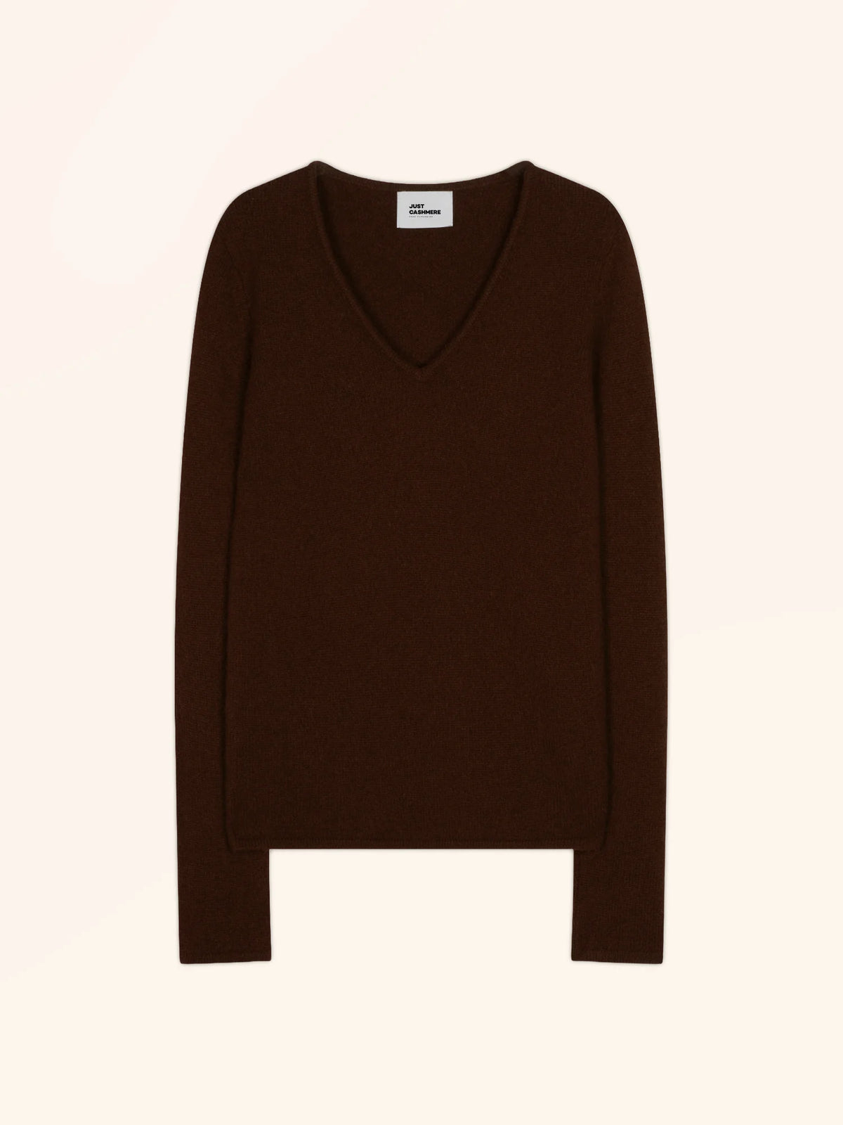 ABBY Pull Col V 4 Fils Café