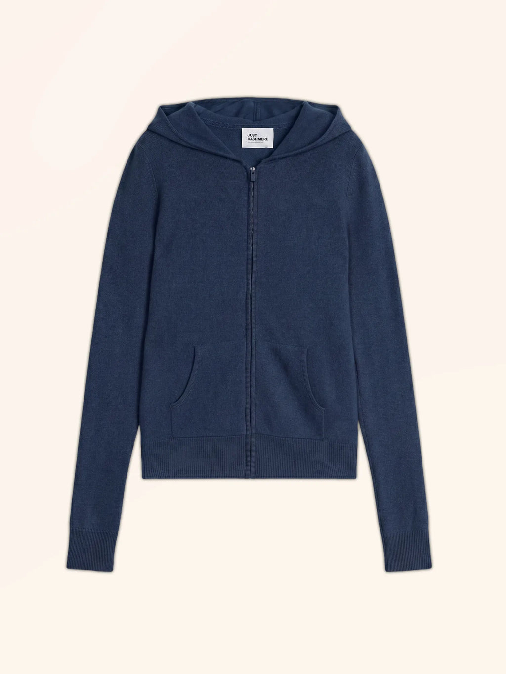DEBBIE Gilet Zippé Capuche Océan Chiné