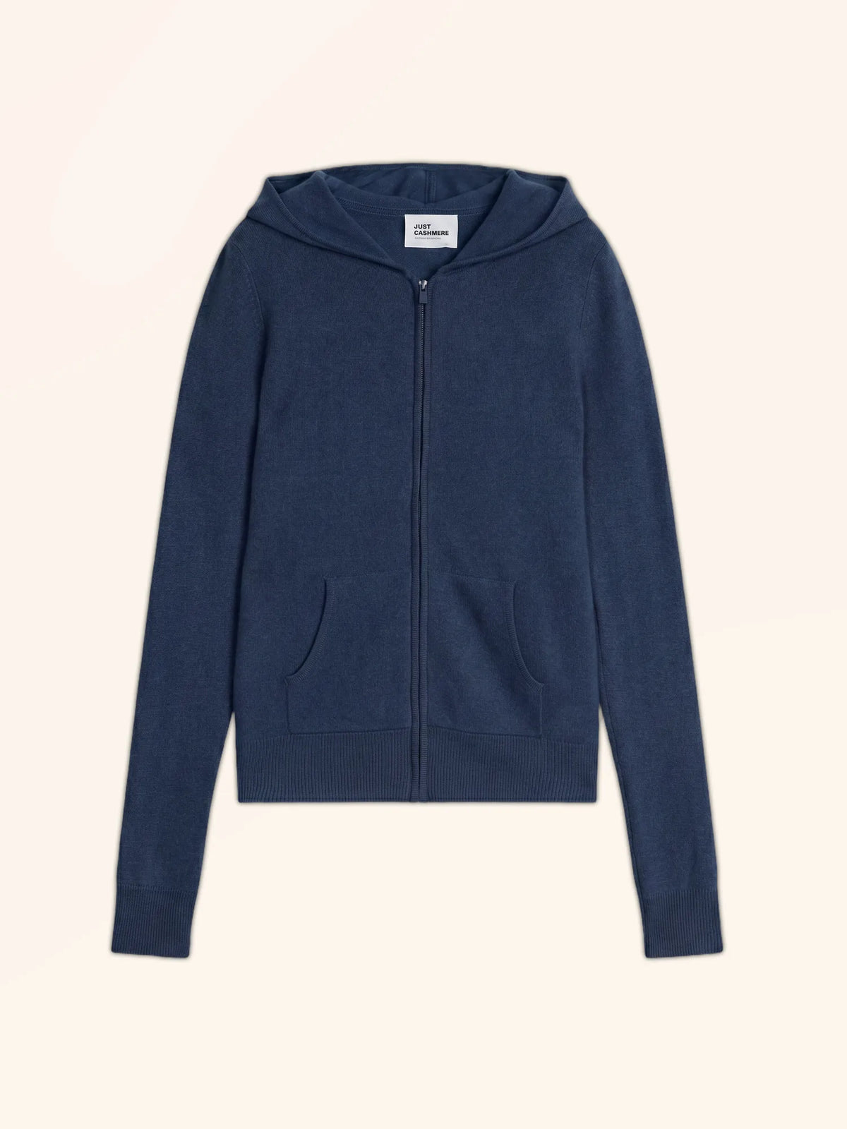 DEBBIE Gilet Zippé Capuche Océan Chiné