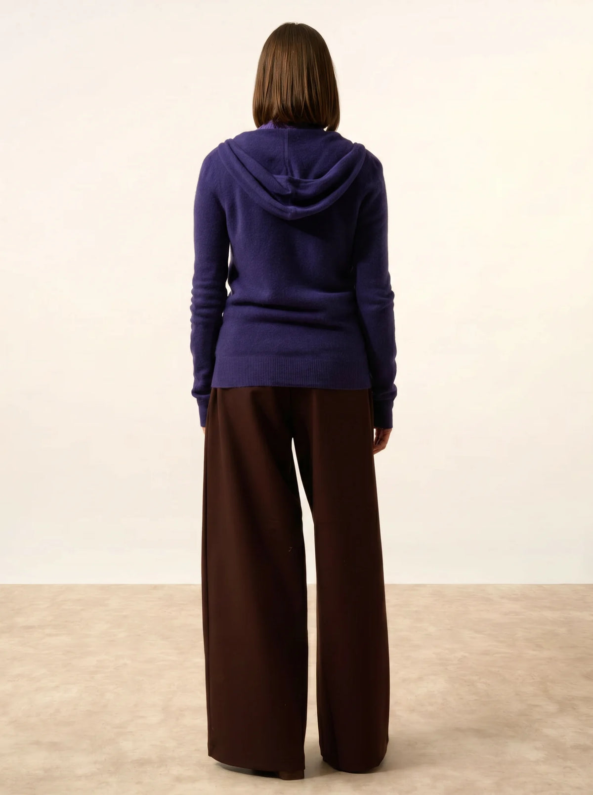 DEBBIE Gilet Zippé Capuche Violet