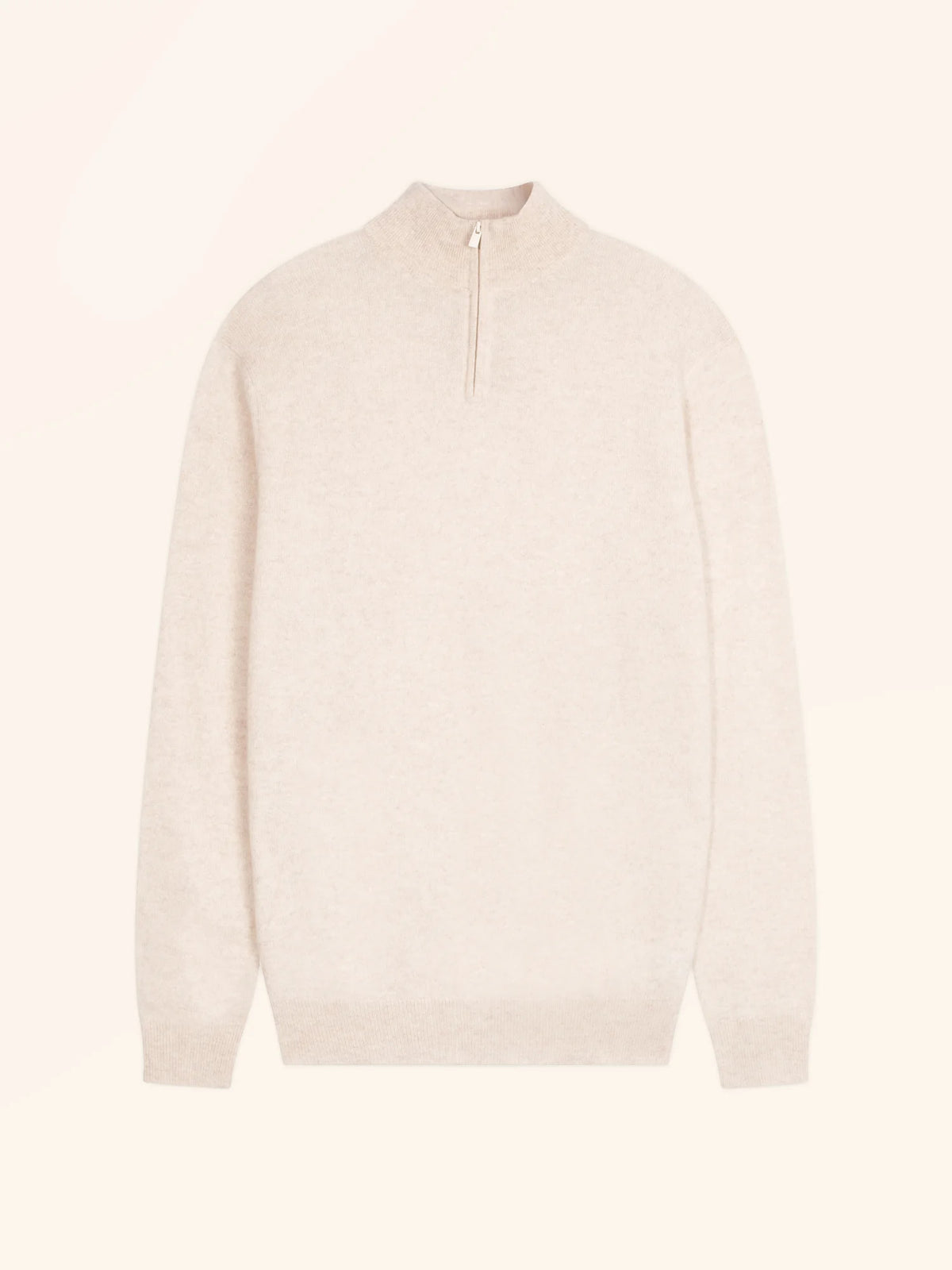 BRADLEY Pull Camionneur Beige Chiné