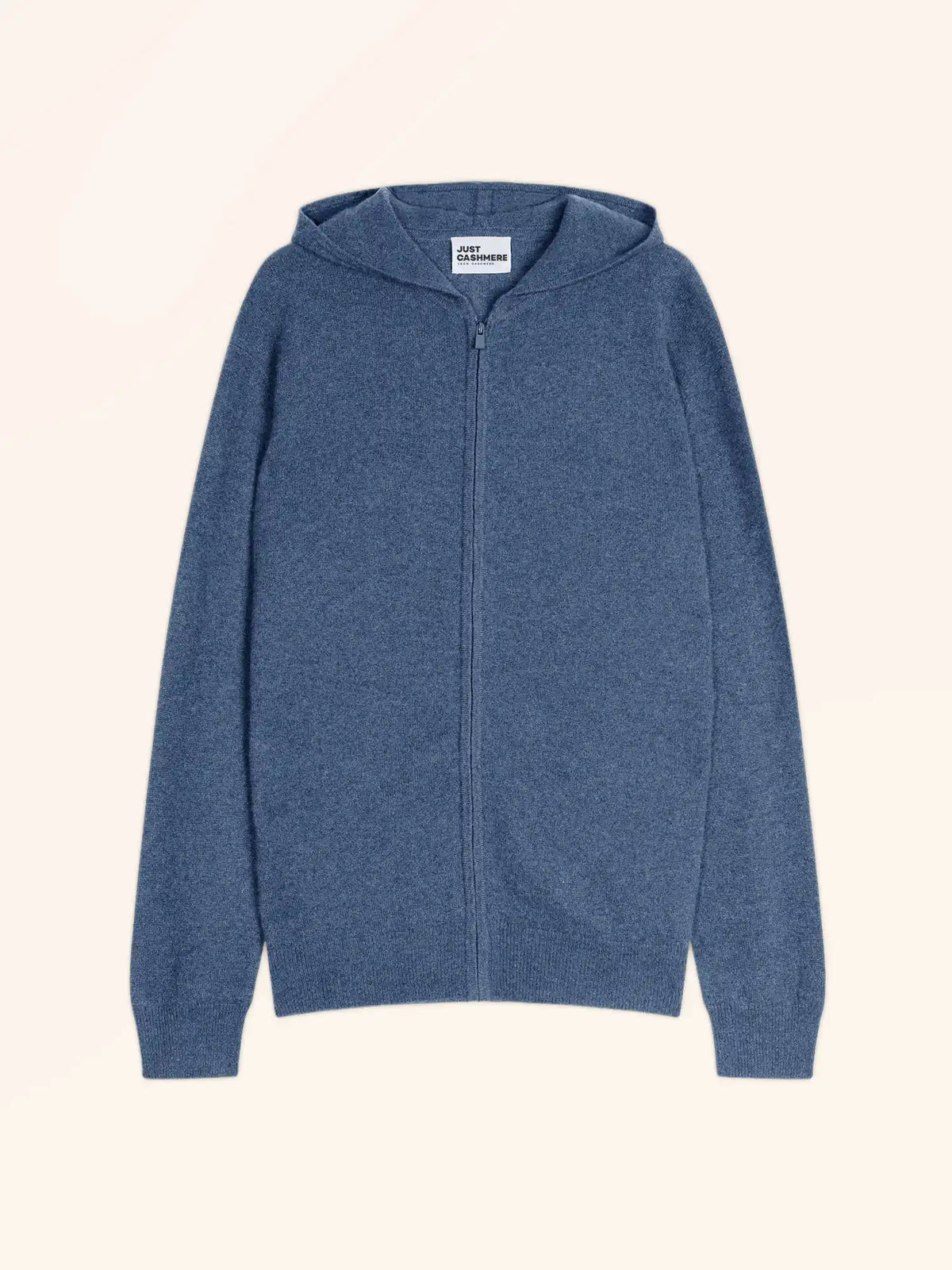 ELLIOT Weste mit Reißverschluss mit Kapuze Denimblau