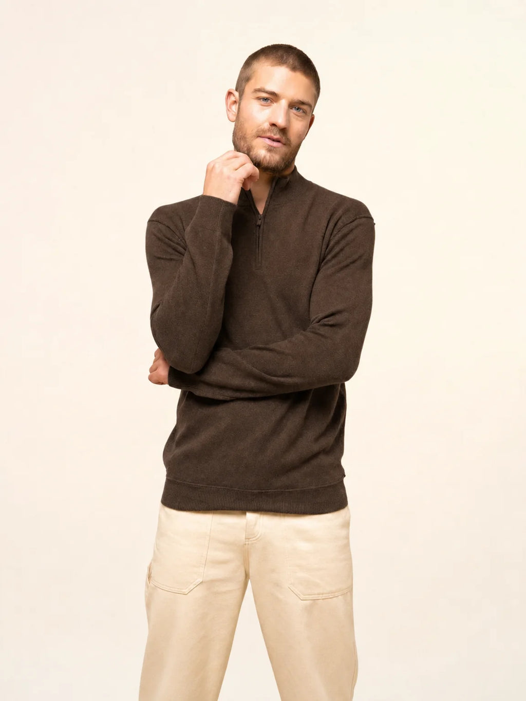 NOUR pull camionneur choco
