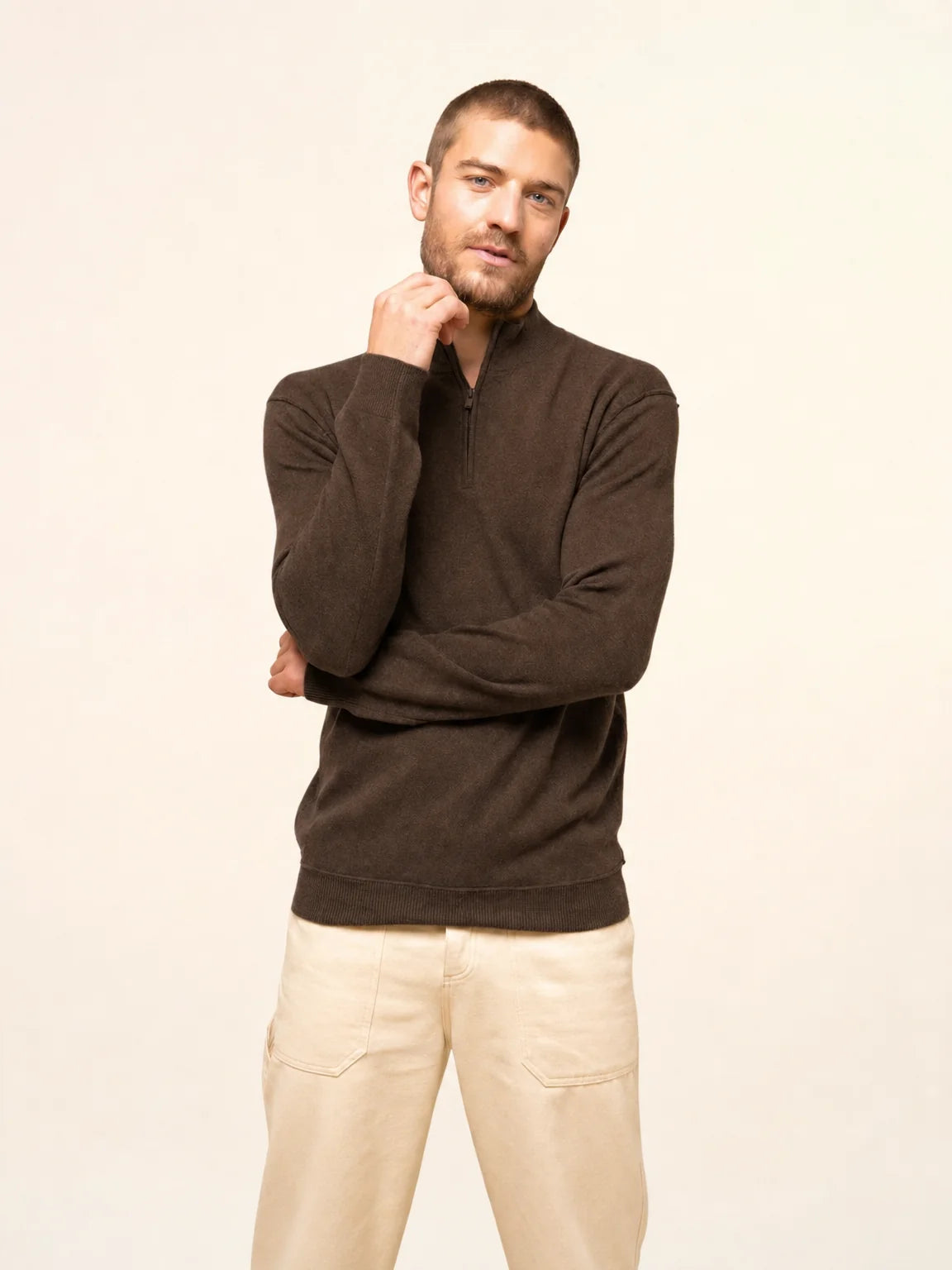 NOUR pull camionneur choco