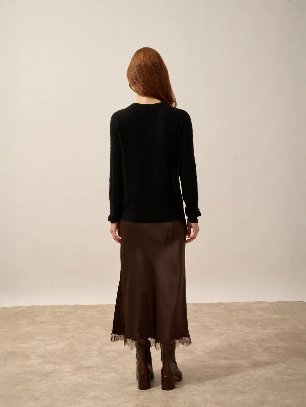 LAURA Cardigan Col Rond Noir