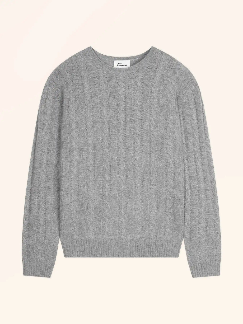 DARRI Pull Col Rond 4 Fils Nuage Chiné