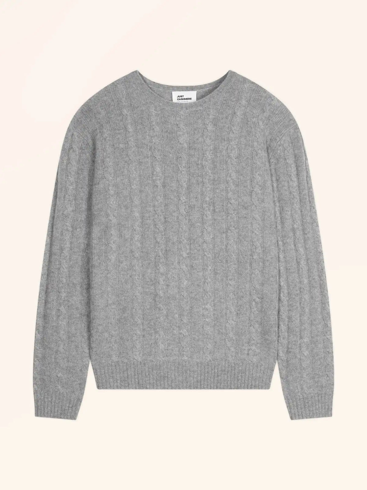 DARRI Sweater Crew Neck 4 Ply Heather Cloud
