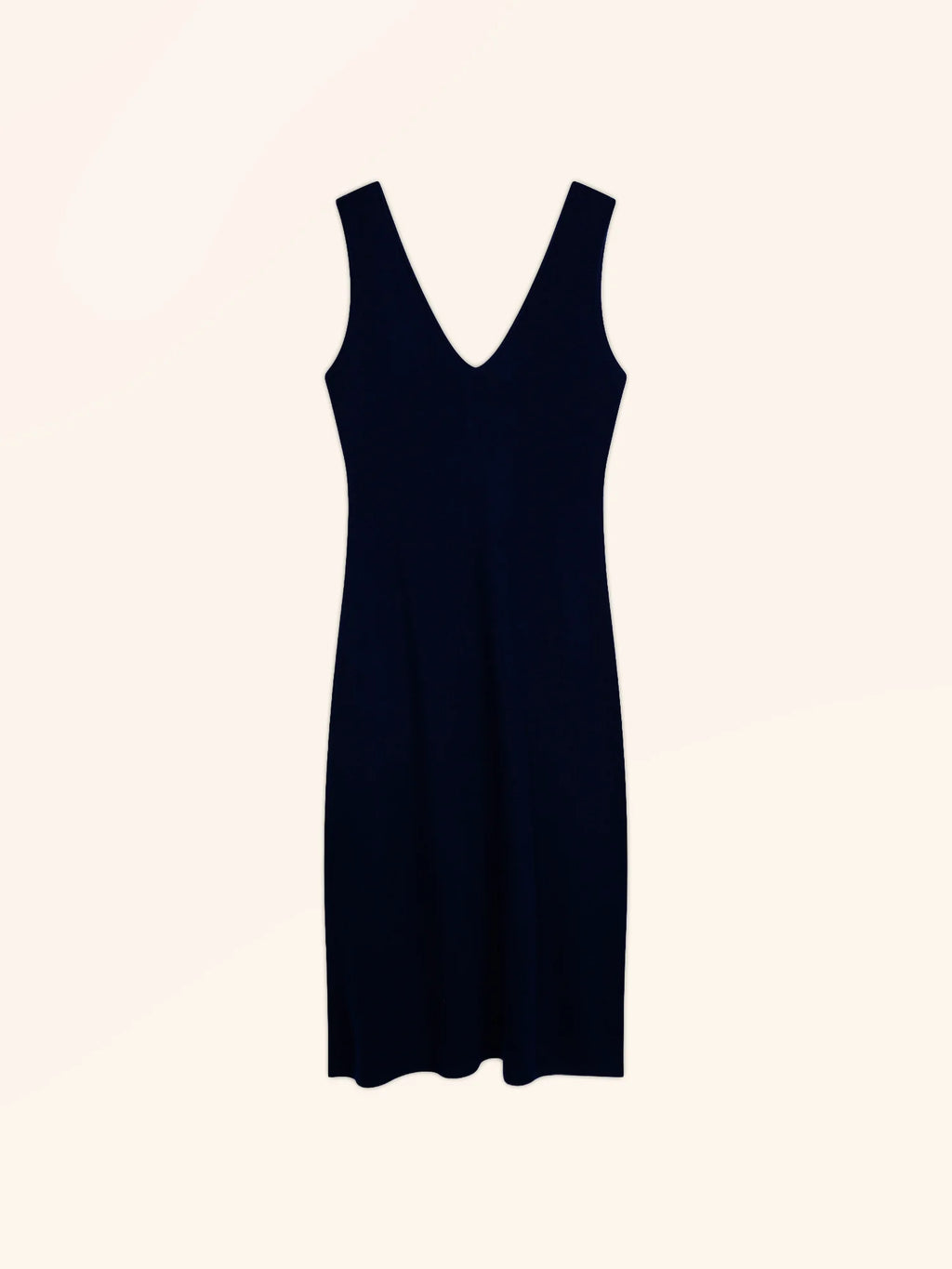 TESSA Dress V-Neck Front and Back Sleeveless Navy