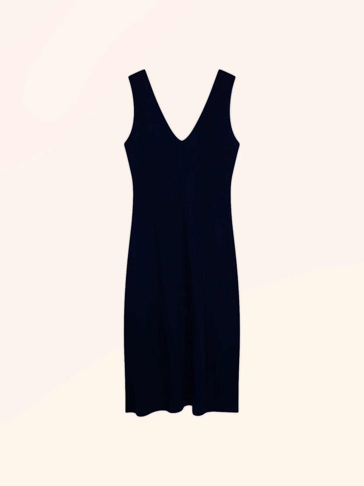 TESSA Dress V-Neck Front and Back Sleeveless Navy