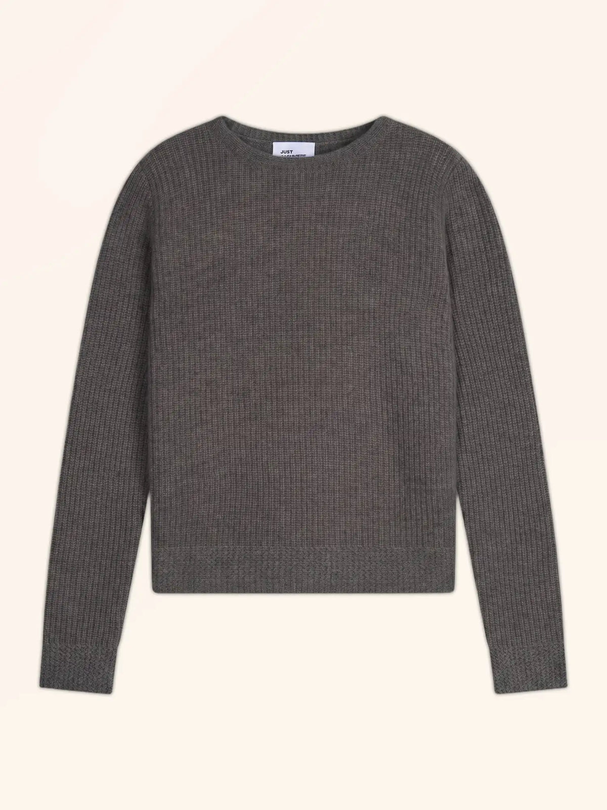 SIGRUN Sweater Crew Neck 4 Ply Heather Charcoal