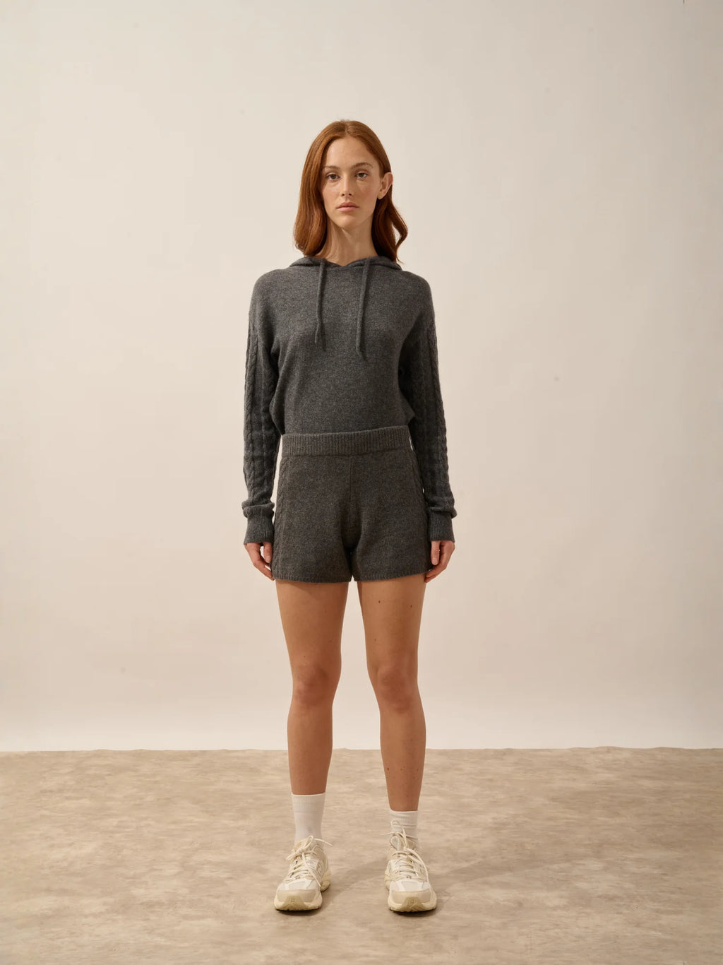 LUNA Short 4 Ply Heather Charcoal