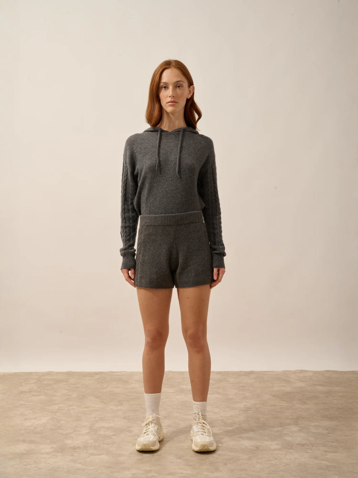 LUNA Short 4 Ply Heather Charcoal