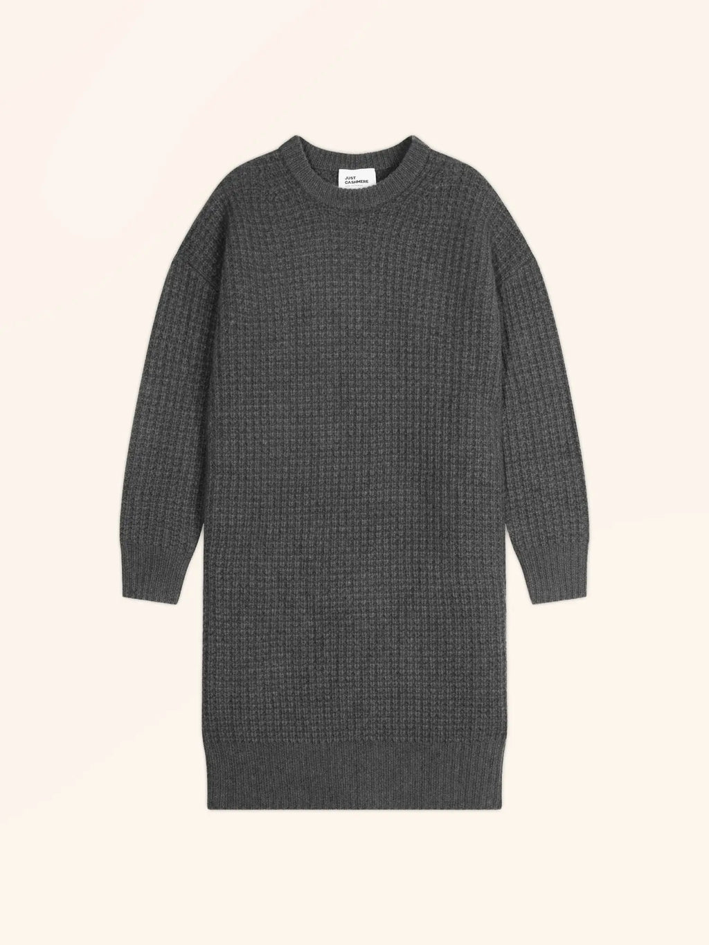 CHEWA Robe Col Rond 8 Fils Anthracite Chiné