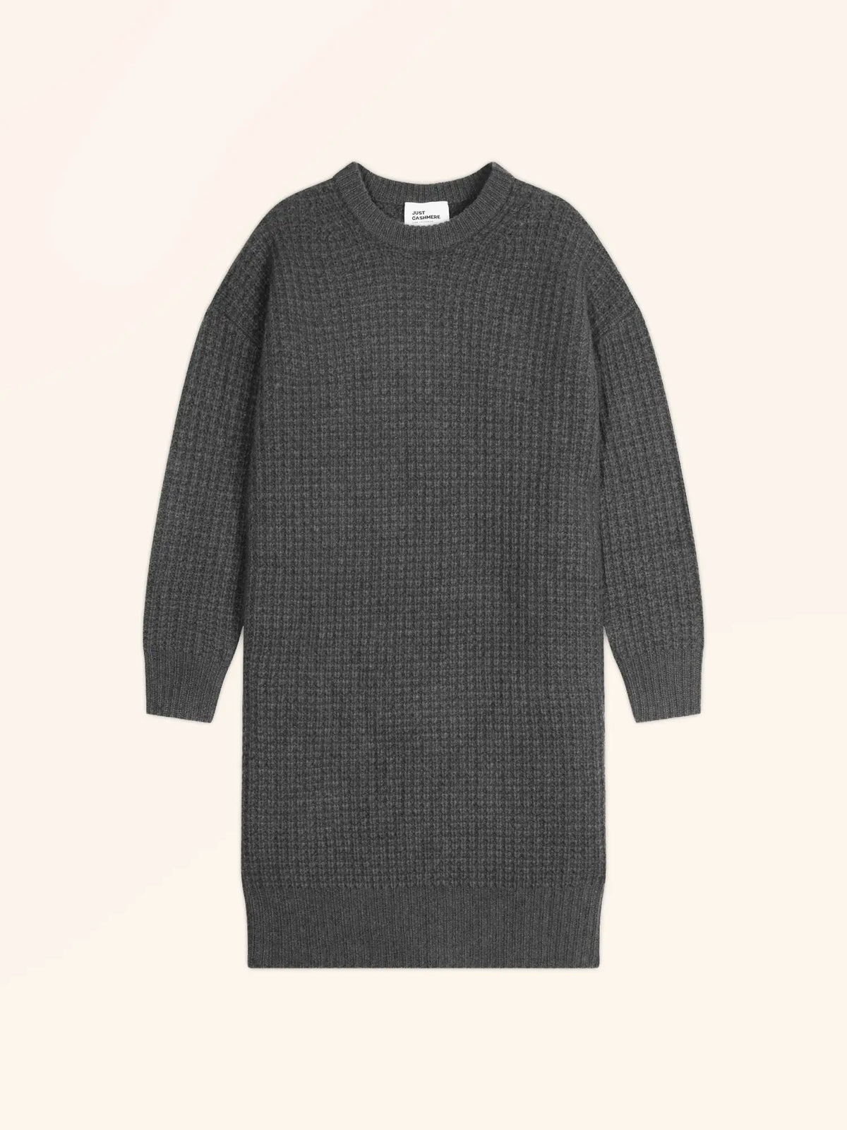 CHEWA Robe Col Rond 8 Fils Anthracite Chiné